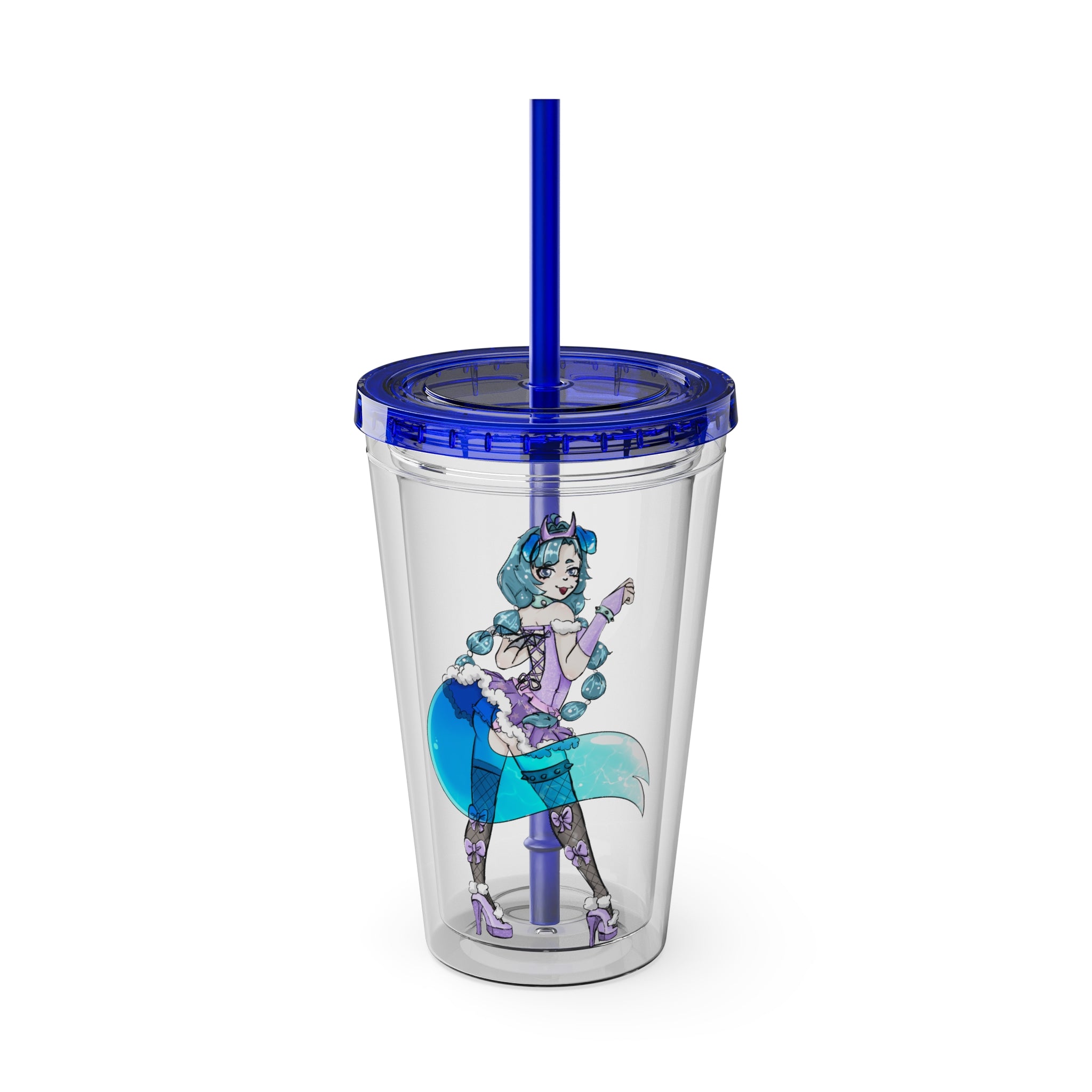 ShinyTinsel "Cheeky" Acrylic Tumbler
