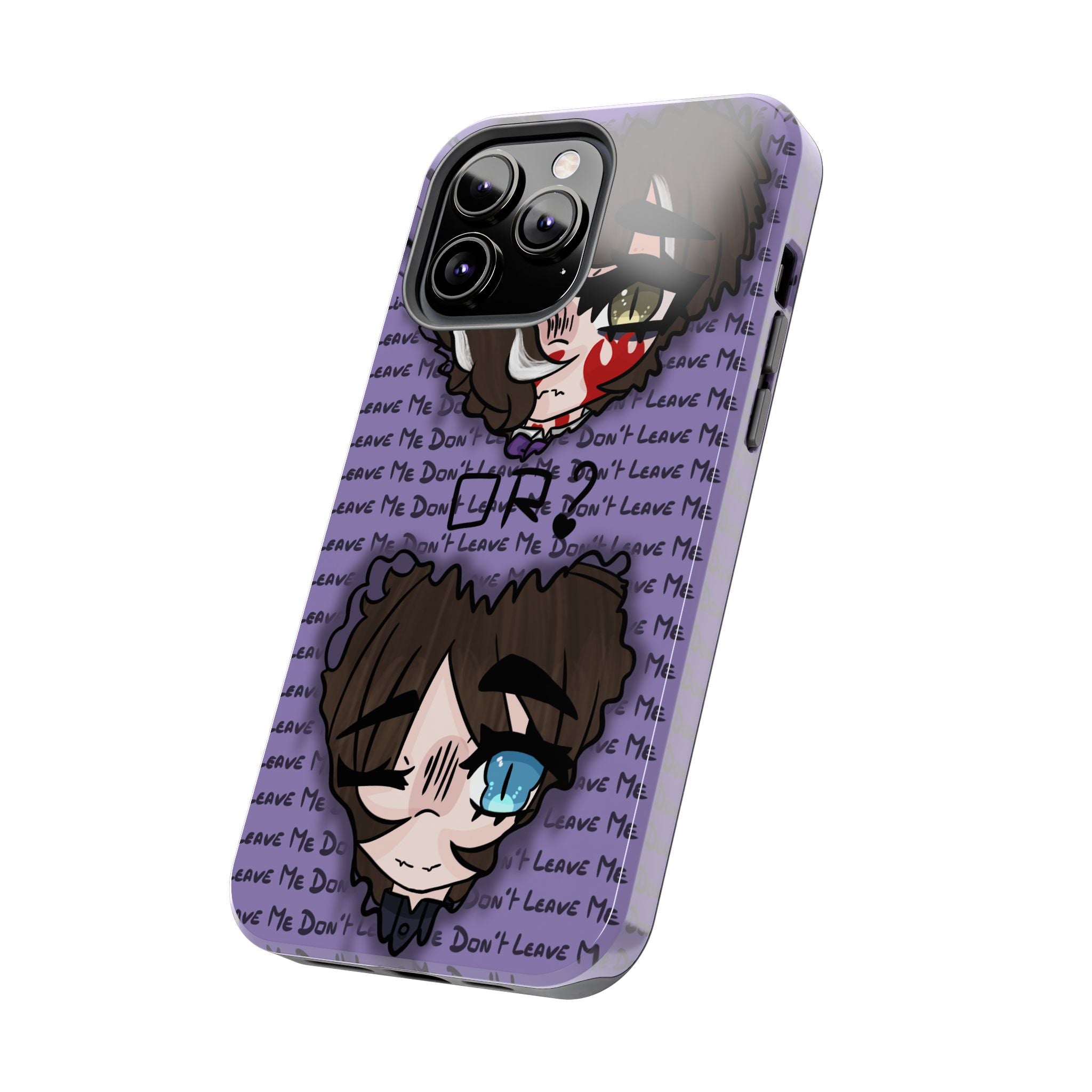 Renée Lysobore "Me or Them" Phone Case