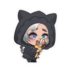 yukurivt "Chibi Hug" Sticker