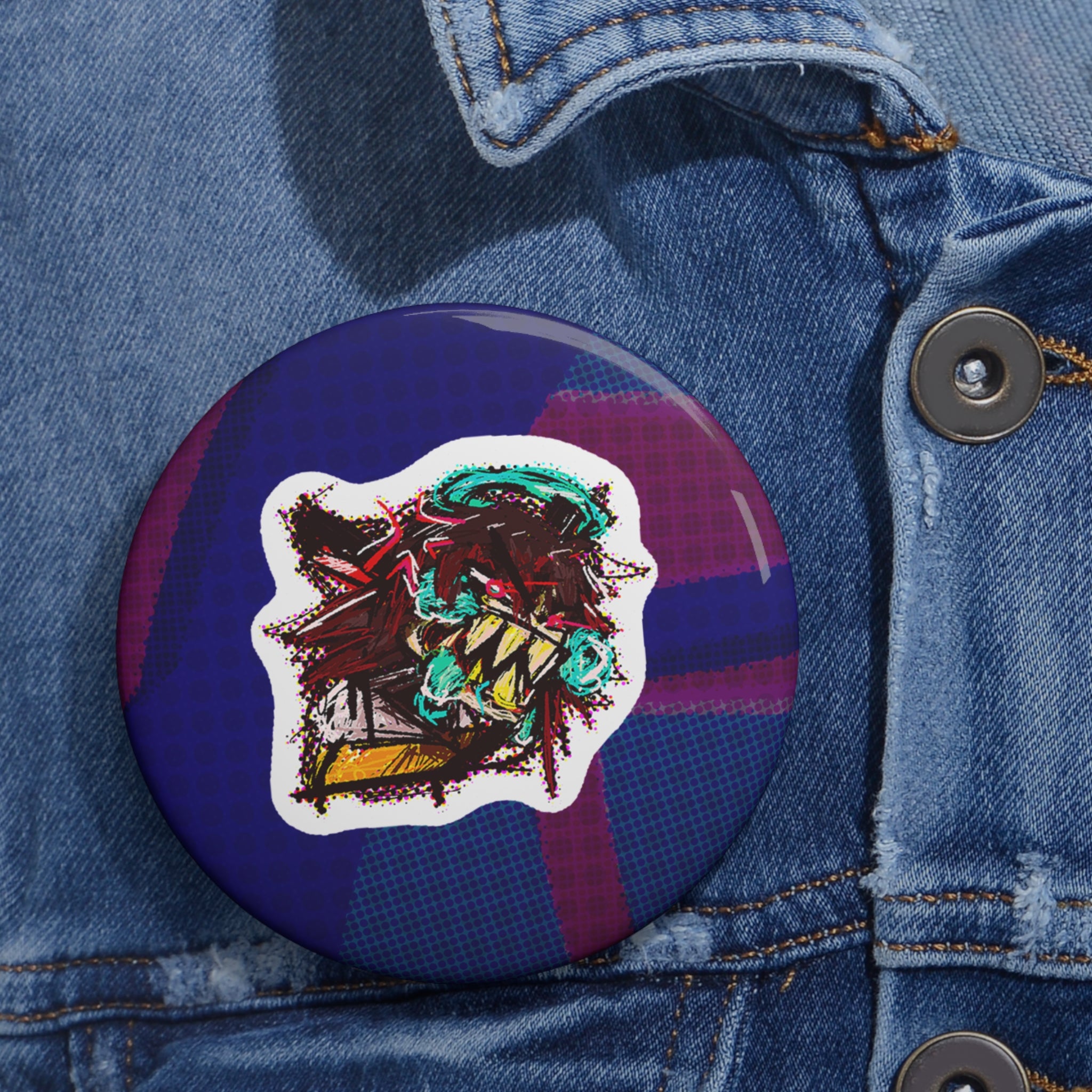 ZieglerByte "Gnashing" Button Pin
