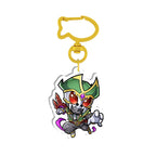 Masked Pirate Geist "Punch Back" Keychain