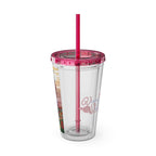 Vinnia Valentine "Rose Garden" Acrylic Tumbler