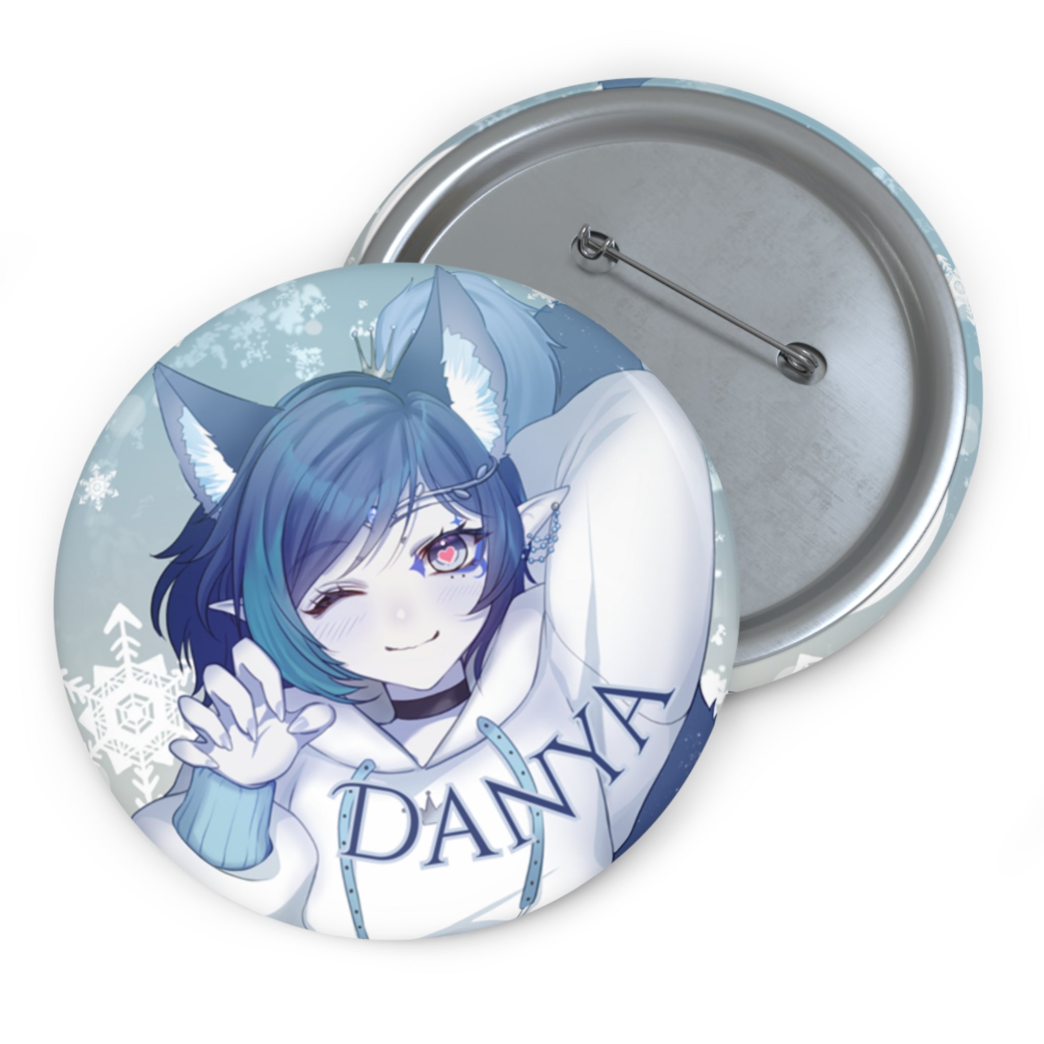 Danya "Frozen Sparkle" Pin Button
