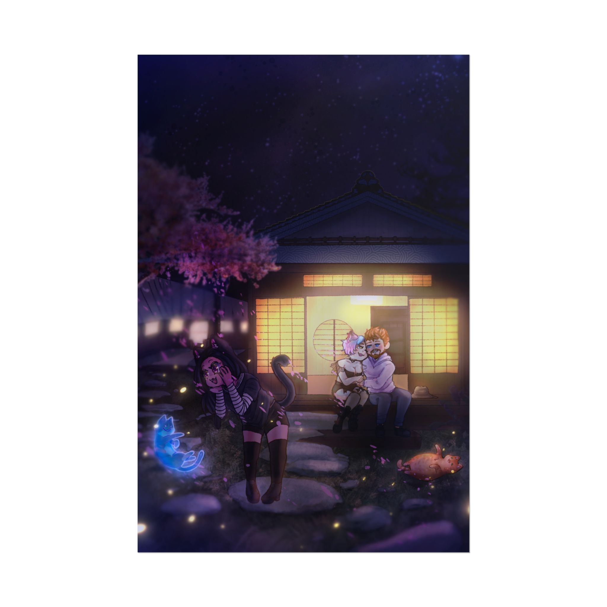 Firejemz "Cozy Night" Poster