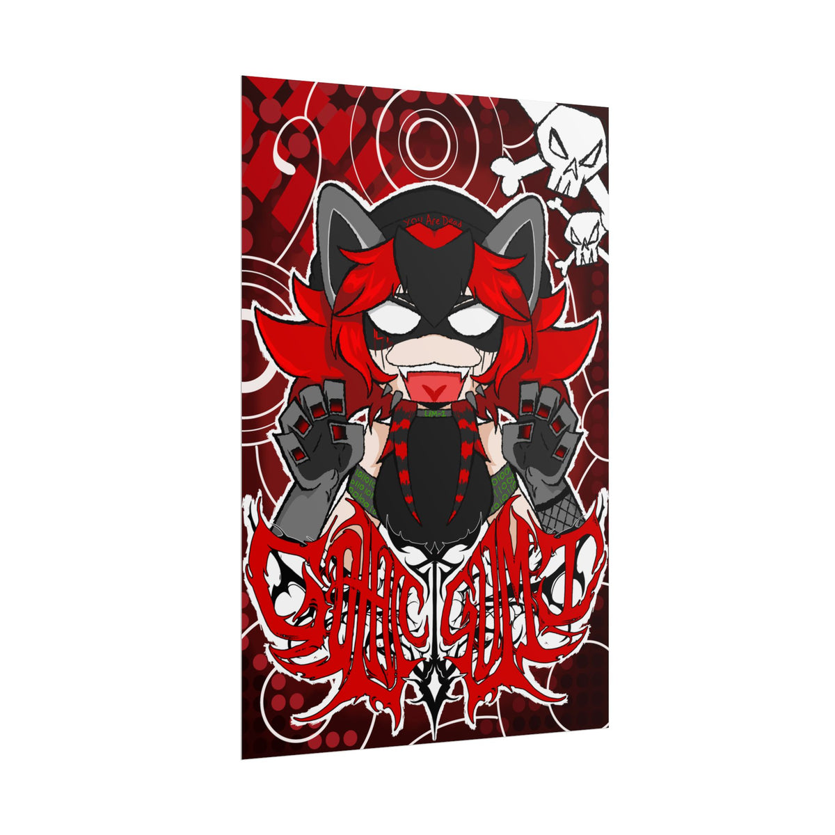 Gothic Gumi "Rawr" Poster