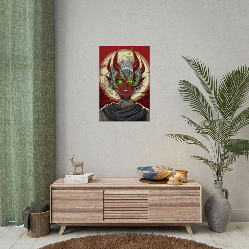 LooneyMoonDemon "Bloodmoon" Poster