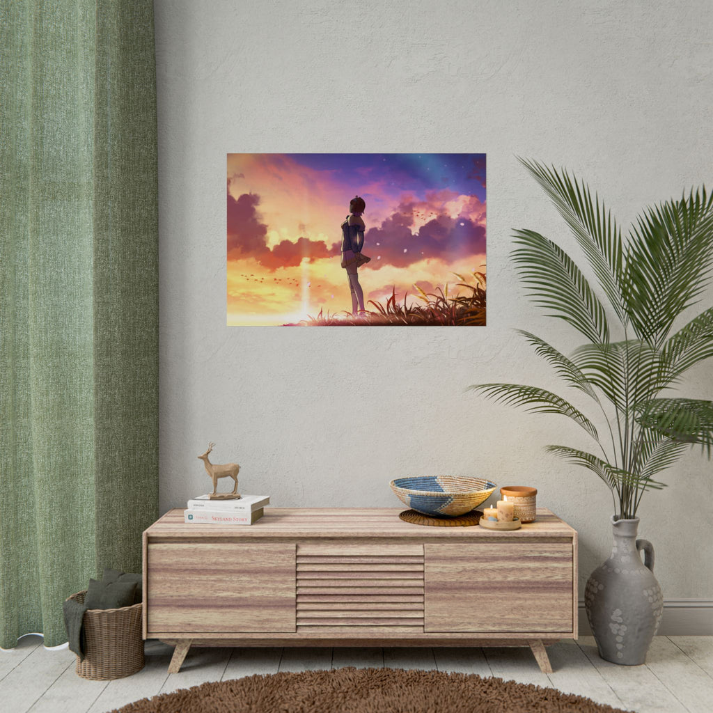 LunarNovaa "Petals at Dusk" Poster