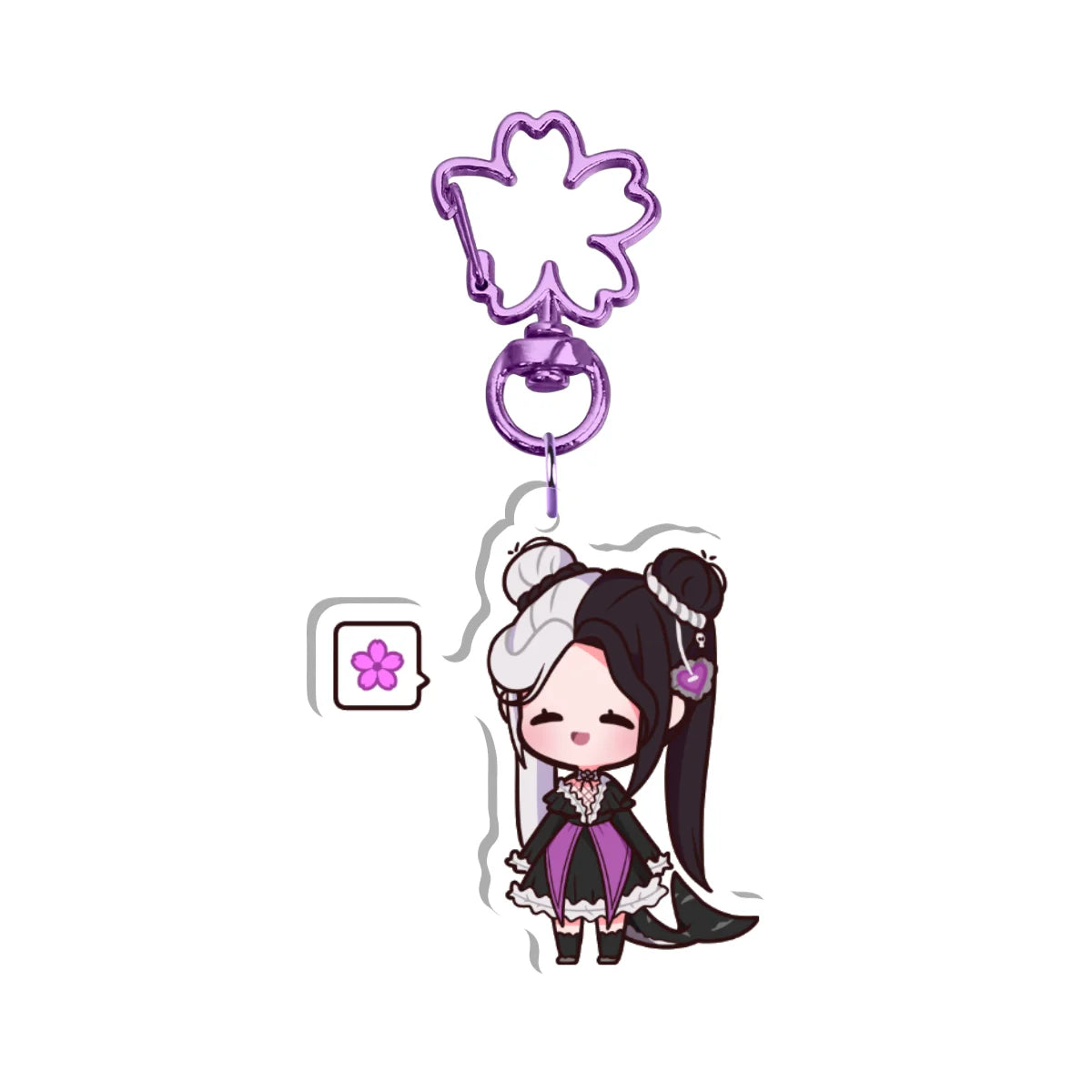 Axolpuff "Yapping" Keychain