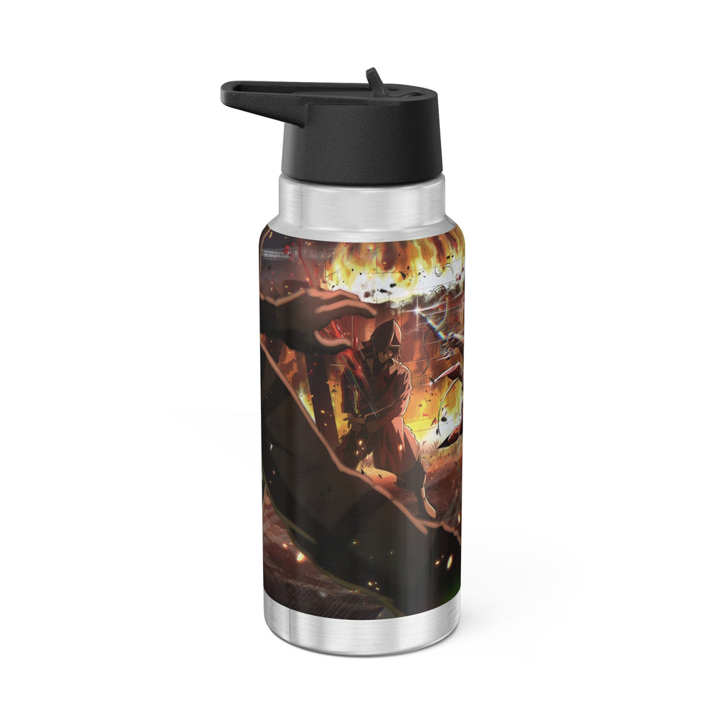 yukurivt "Fighting Village" Metal Tumbler - KatDragonz
