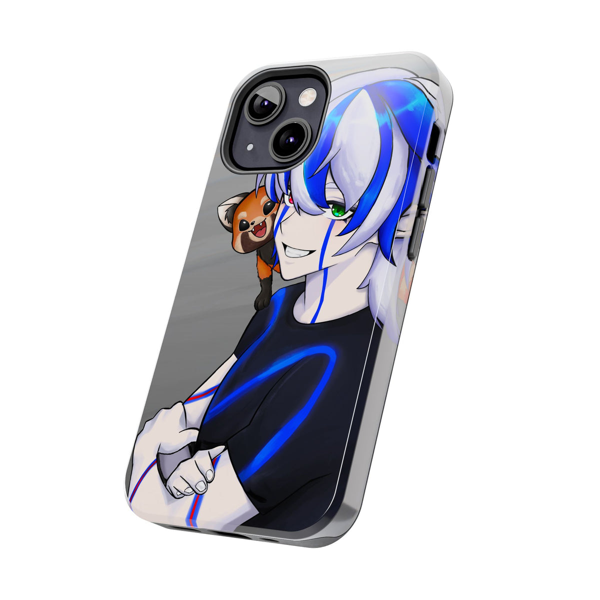 Ray Xash "Red Panda Companion" Phone Case