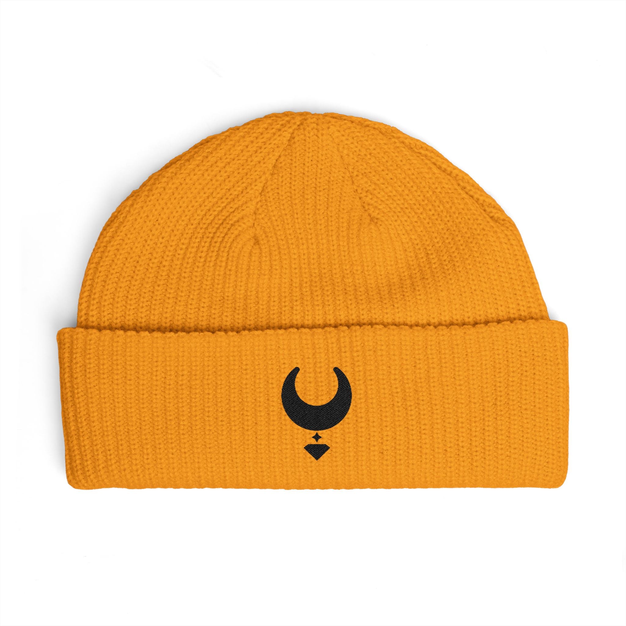 Artemis Gem Black Emblem Beanie