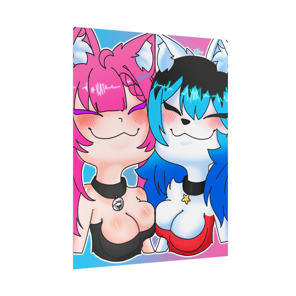Yuki y Kat Valentine's Poster