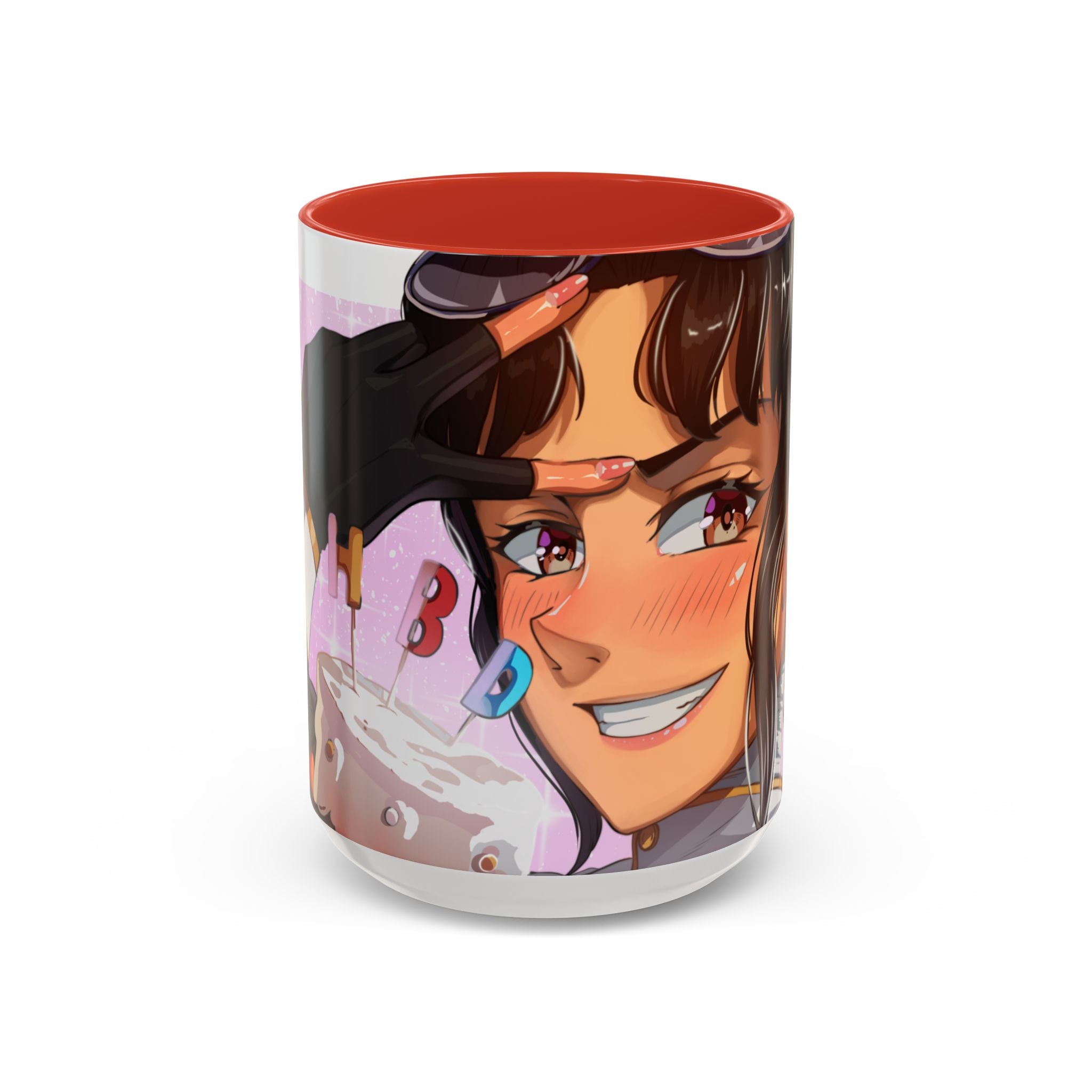 LadyKnightLynk "HBD" Accent Mug