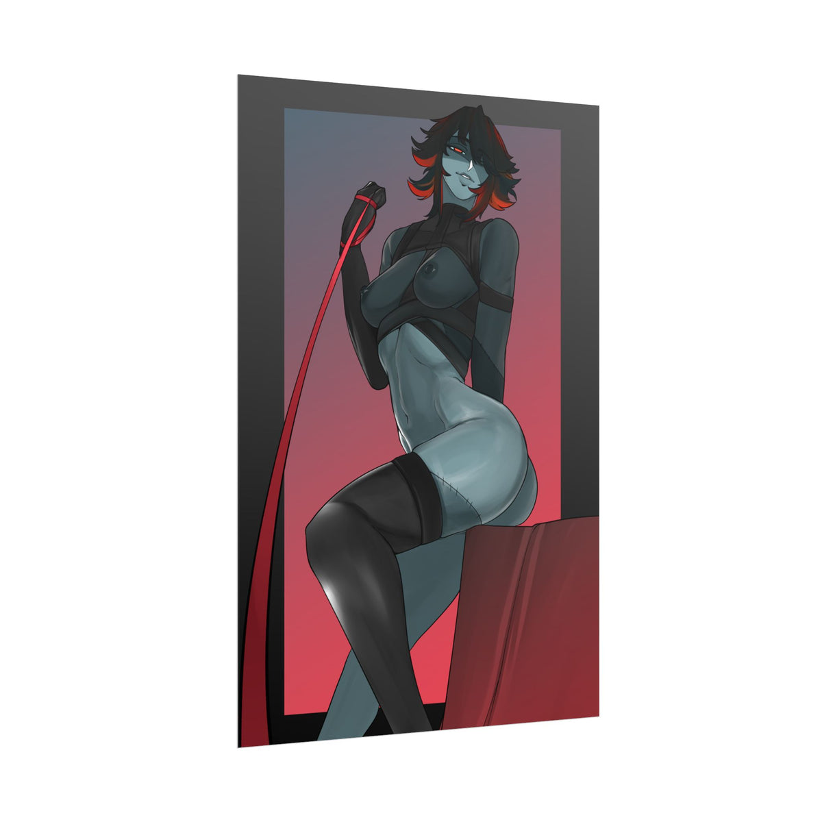 NonbiteyZombie "Tight Leash" Poster - KatDragonz