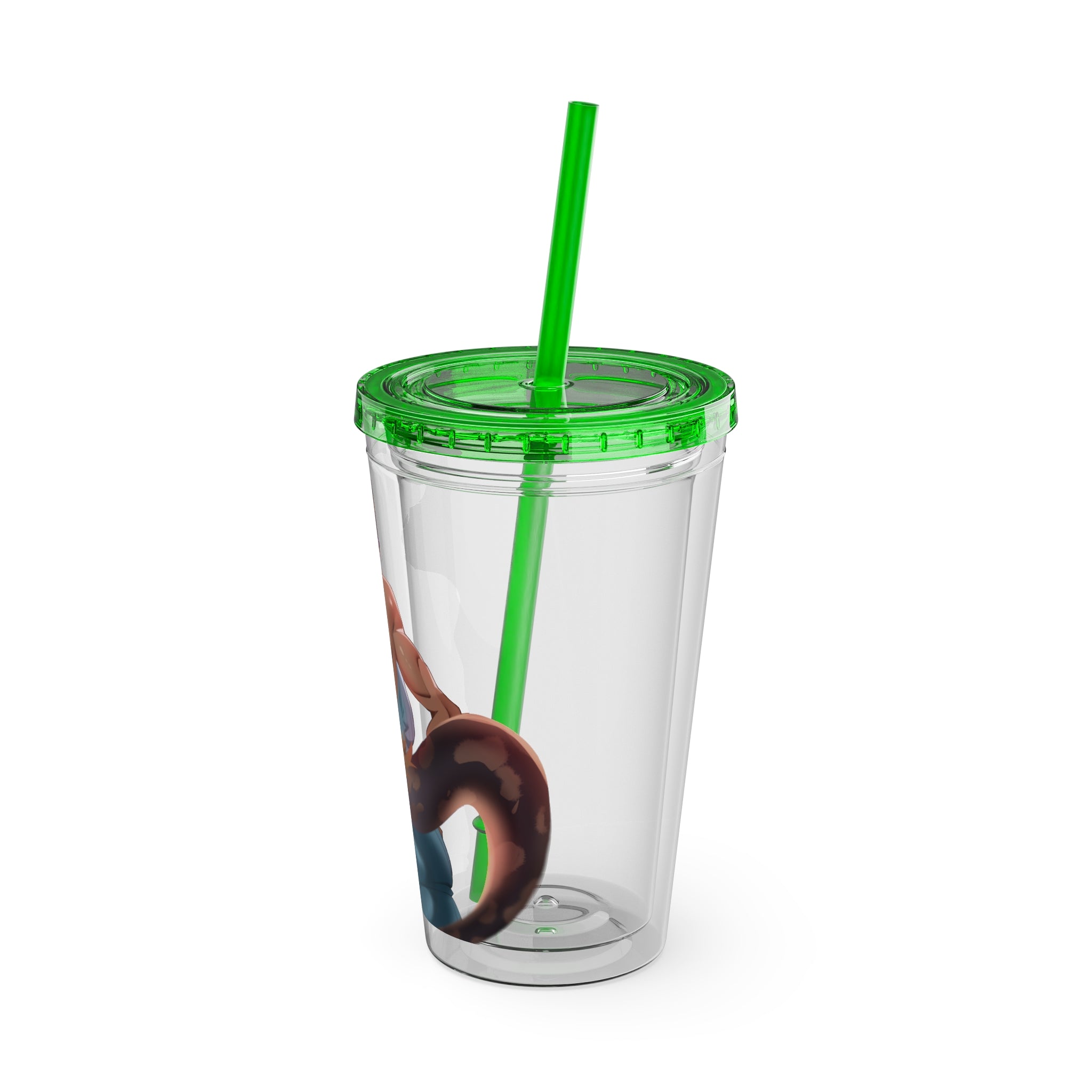 KeytheMoo "Talk to the Tail" Acrylic Tumbler