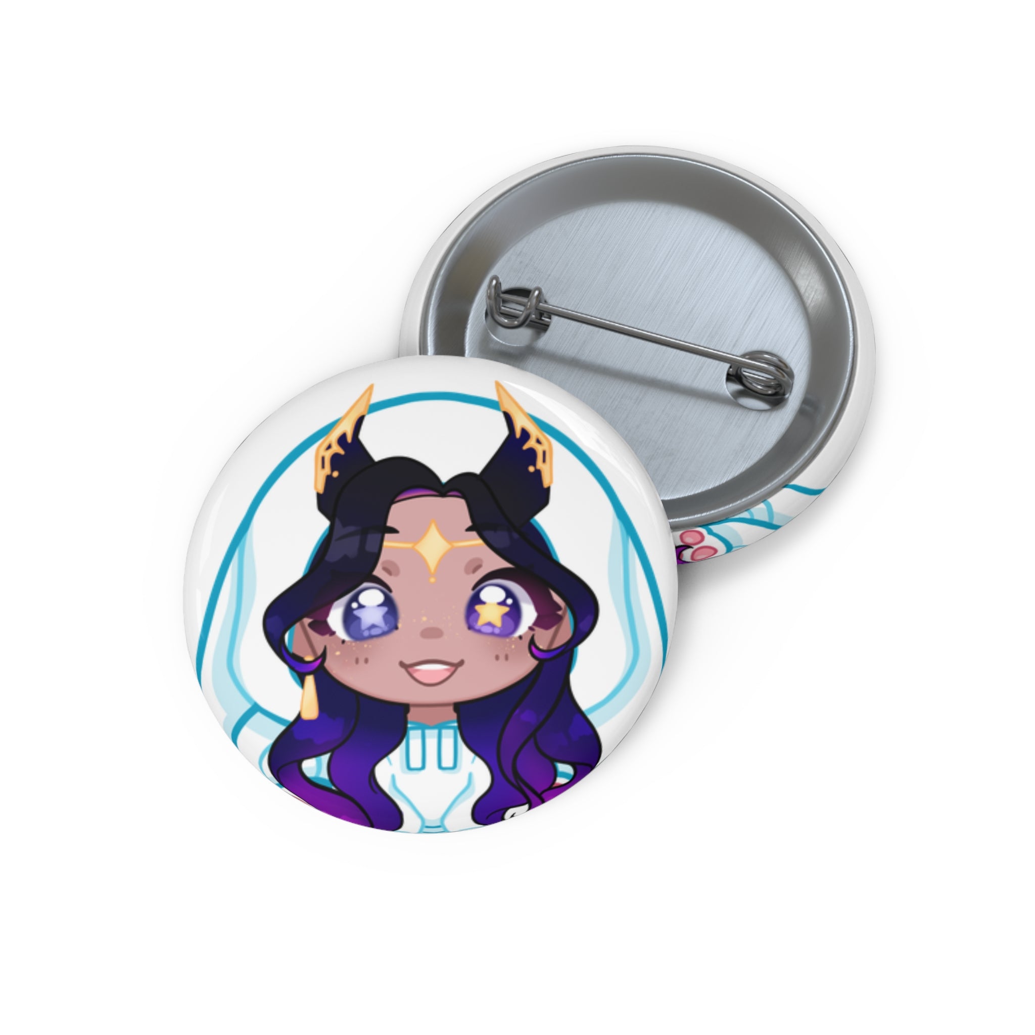 Kosmic "Starry-eyed" Button Pin