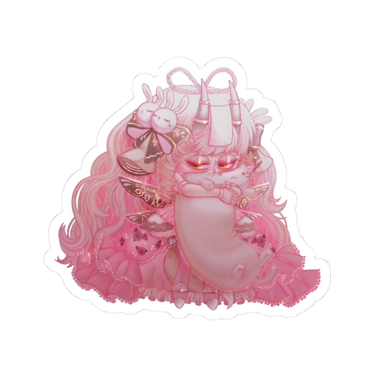 ryakishou "Cuddle Close" Sticker