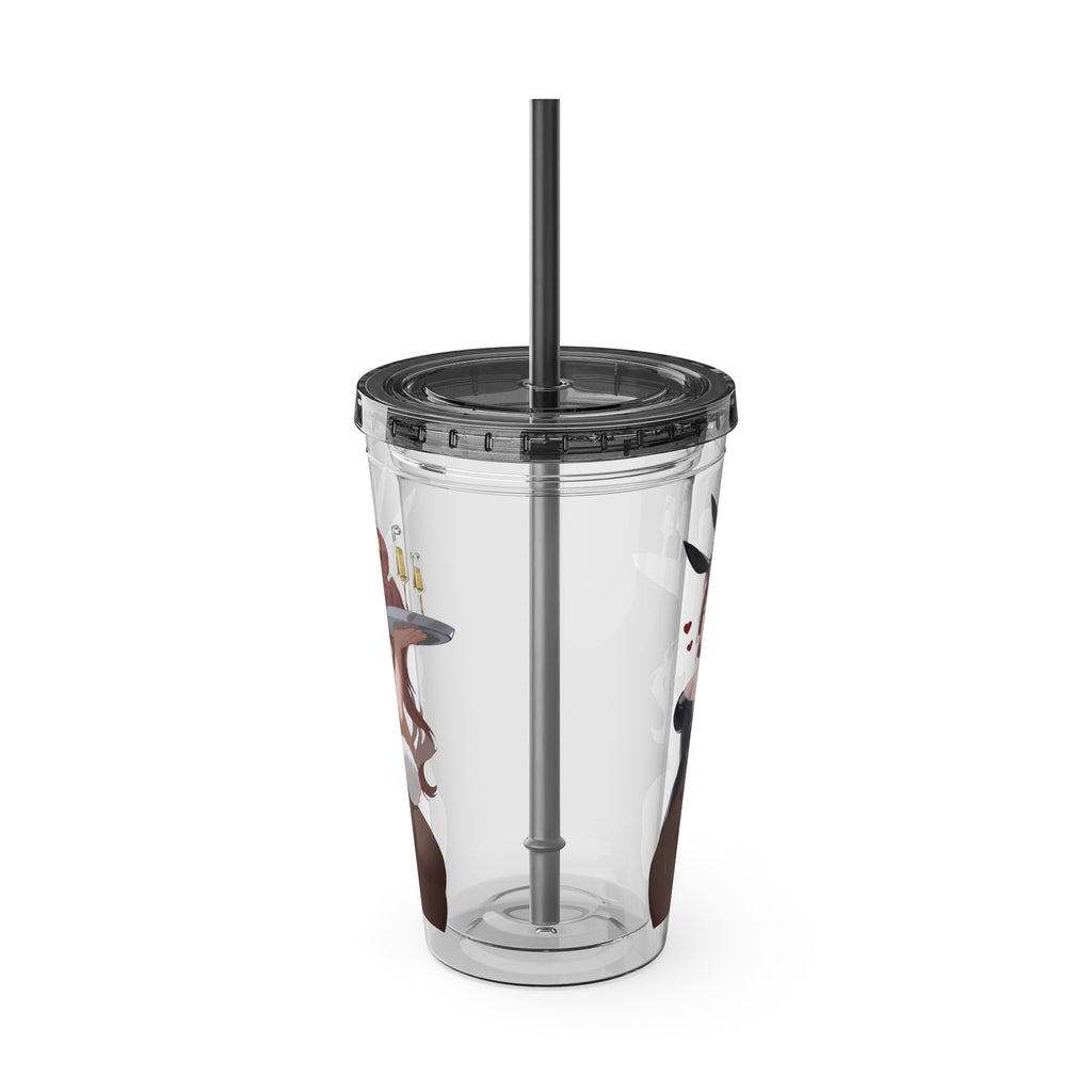 Haru-Haru "Bunny on the Rocks" Acrylic Tumbler
