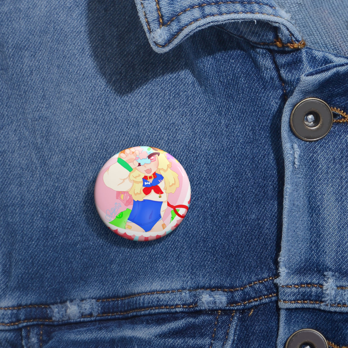 wanwanburgerVT Pin Buttons