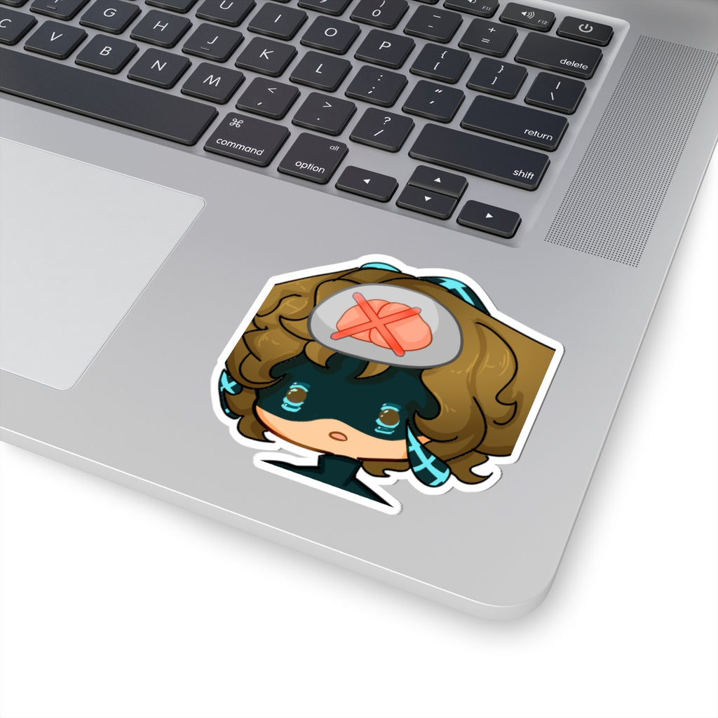 PercyEverett "No Brain" Sticker