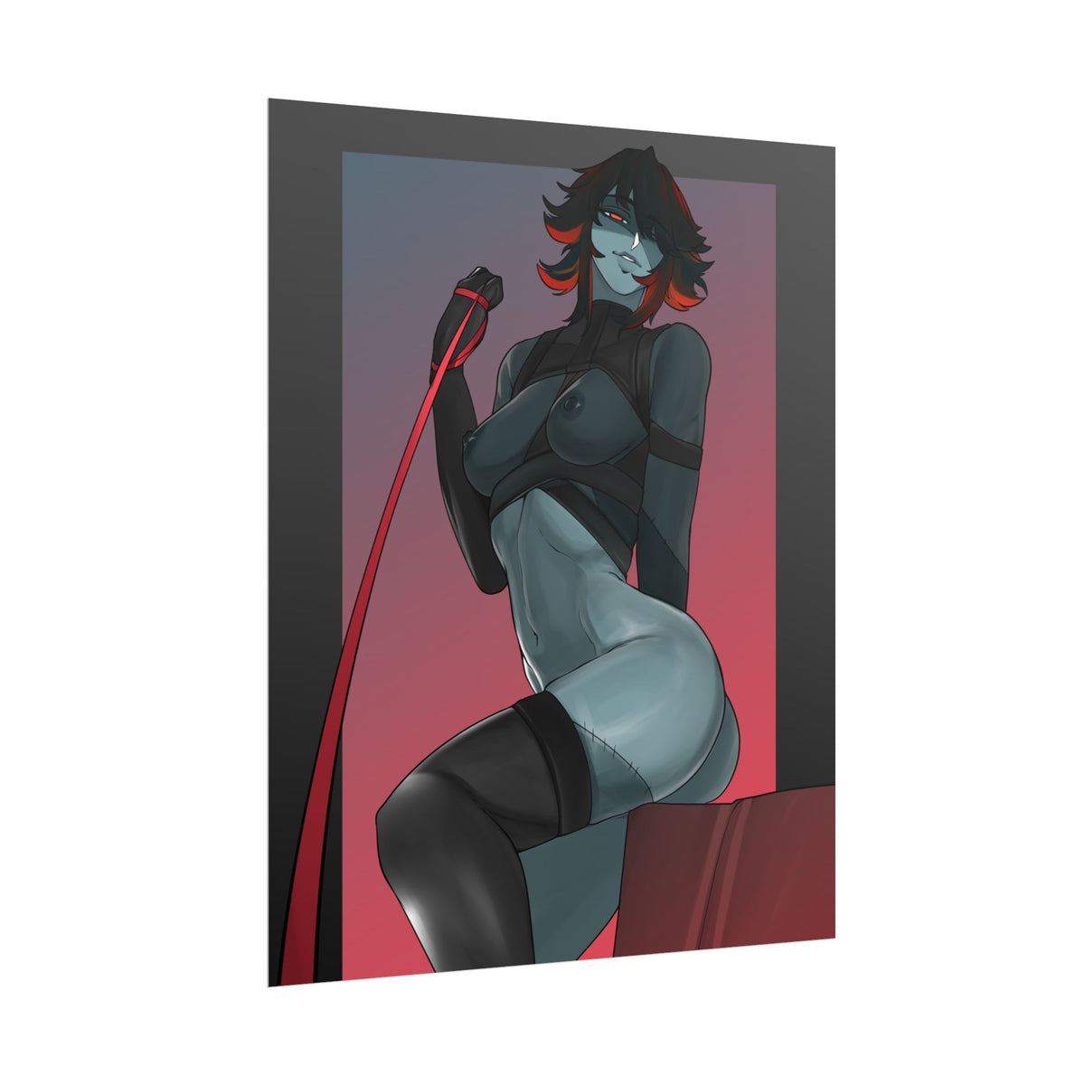 NonbiteyZombie "Tight Leash" Poster - KatDragonz