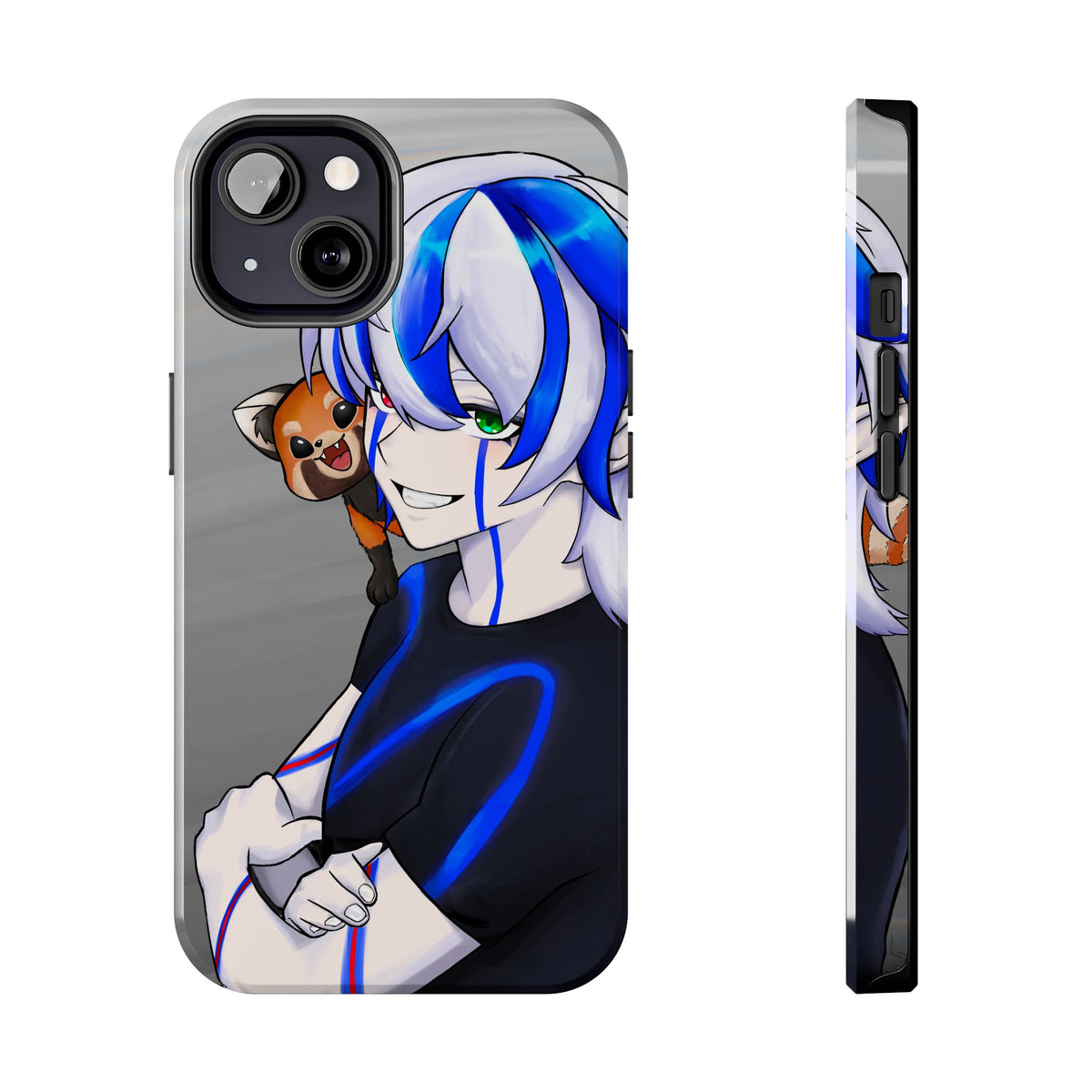 Ray Xash "Red Panda Companion" Phone Case