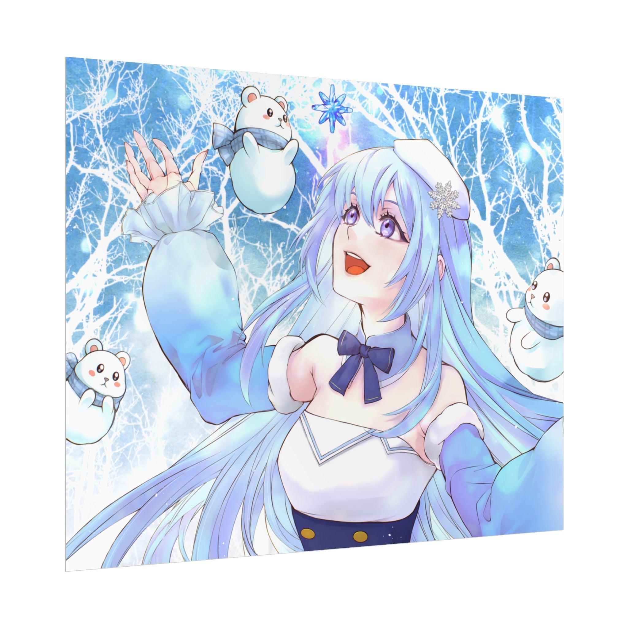 SnowyBlueBell "Winter Blessing" Poster