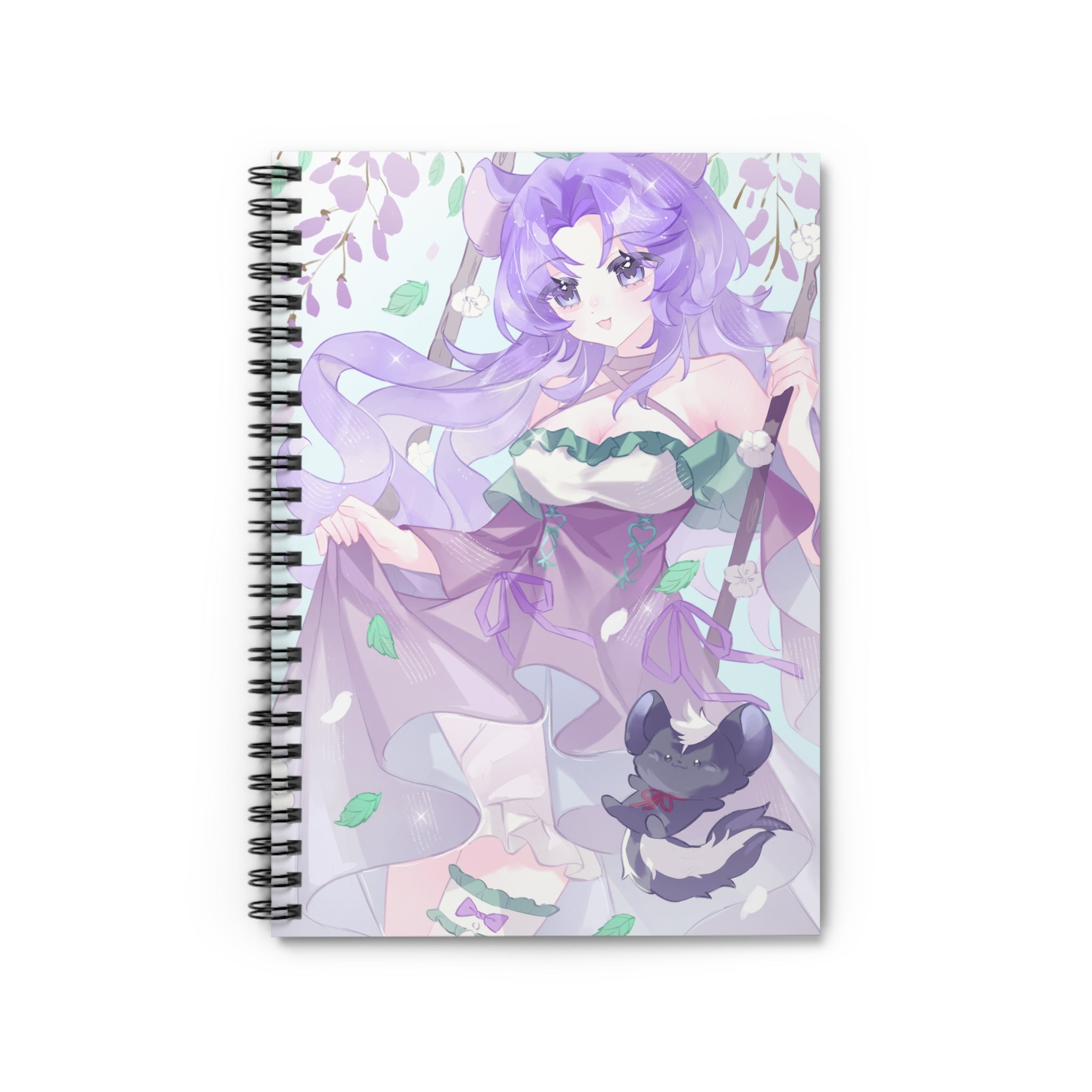 verbenavt "Petals Falling" Notebook