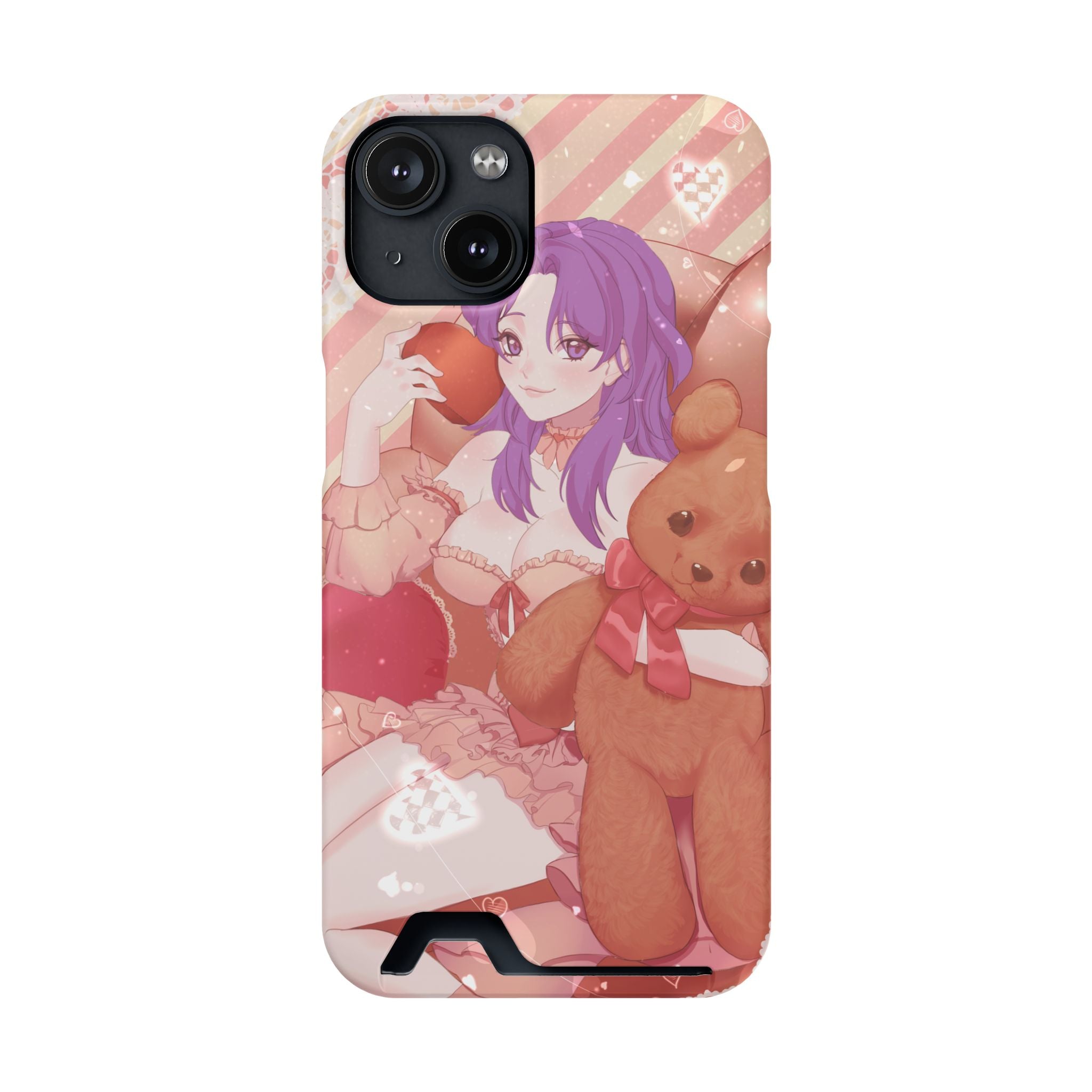 Angelica Phone Case With Card Holder