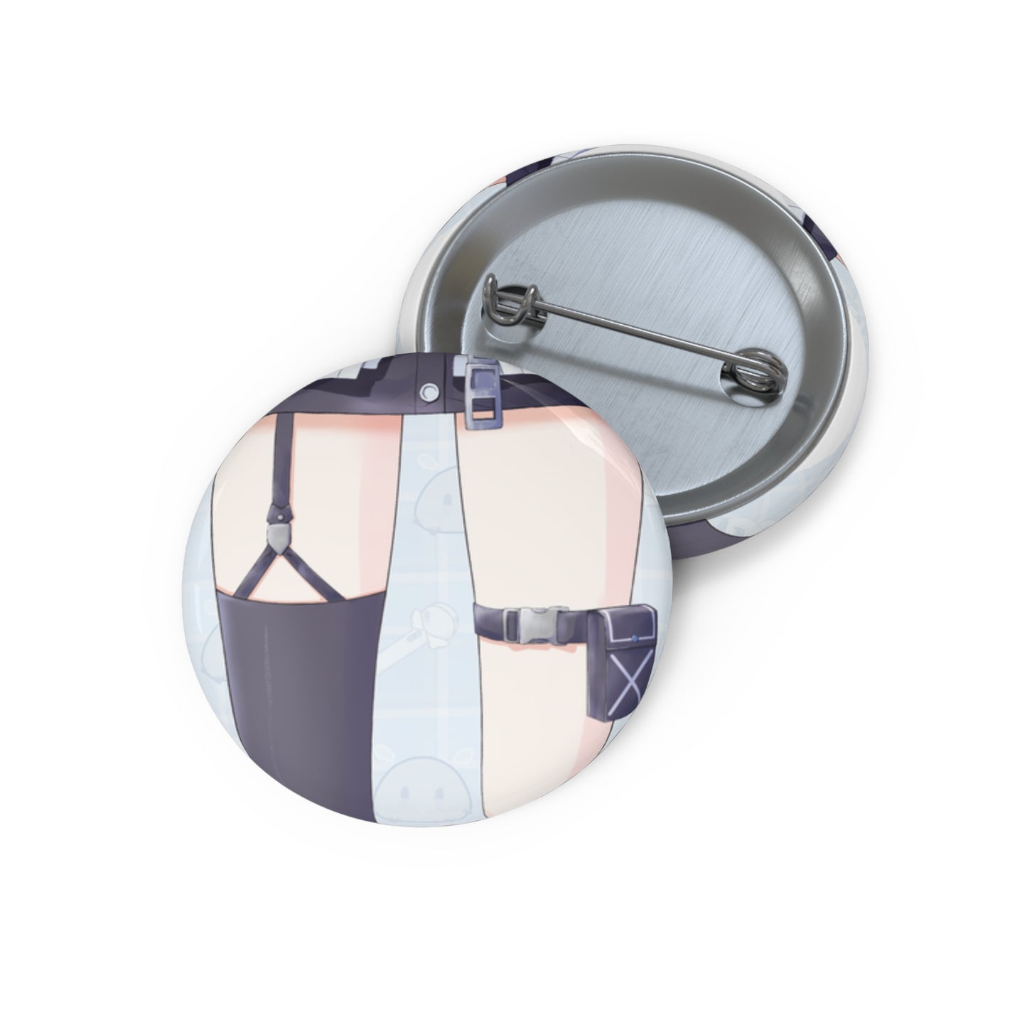 hi2chan "Thighs" Button Pin