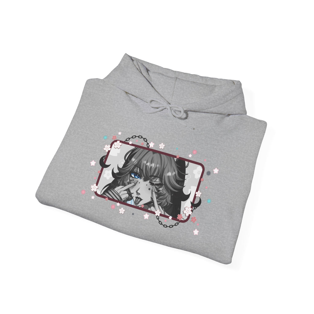 Solace Plum BW "Blep" Designer Hoodie