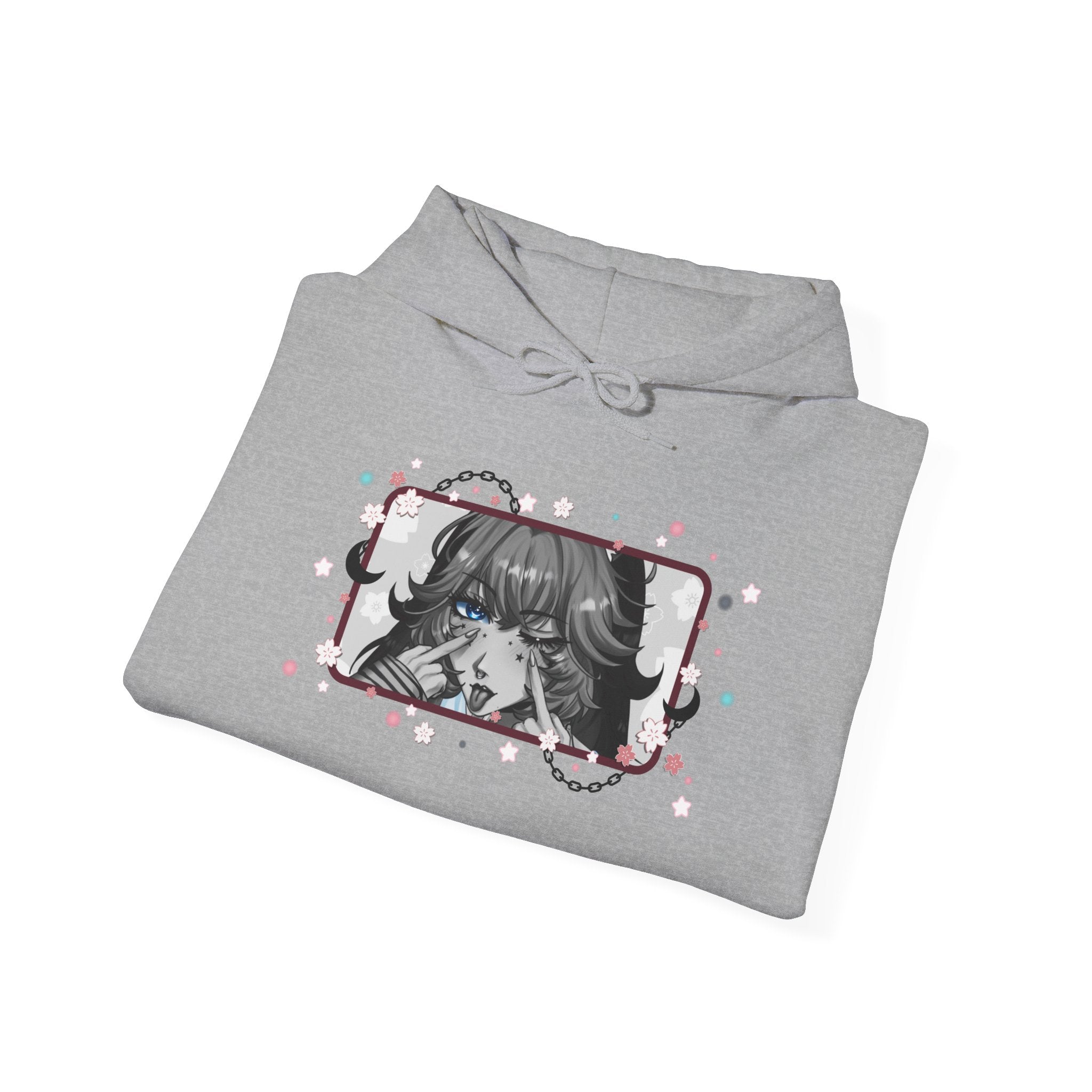 Solace Plum BW "Blep" Designer Hoodie