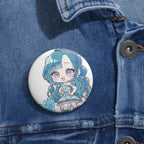 ShinyTinsel Chibi Button Pin