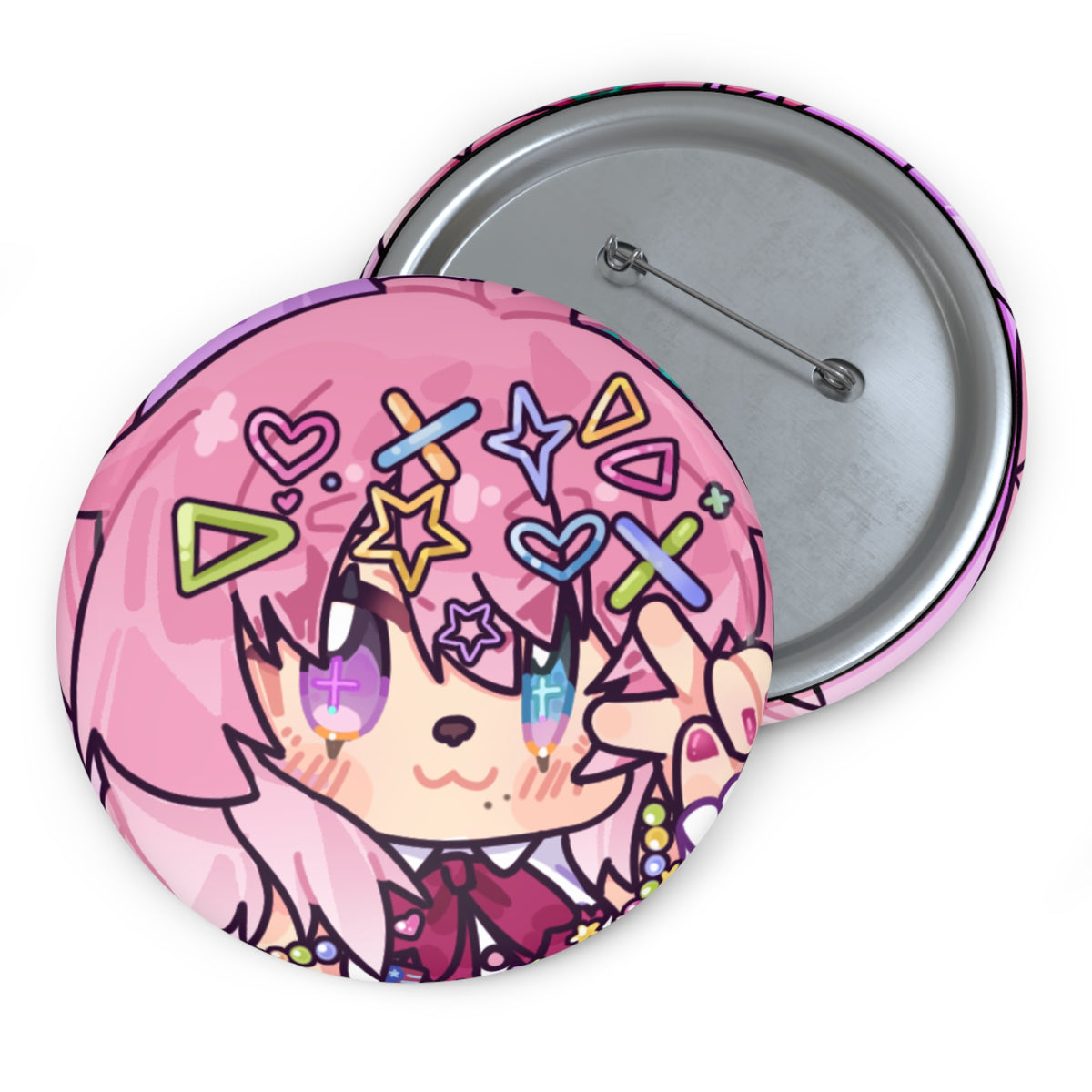 Miaocchi "Say Peace" Pin Button