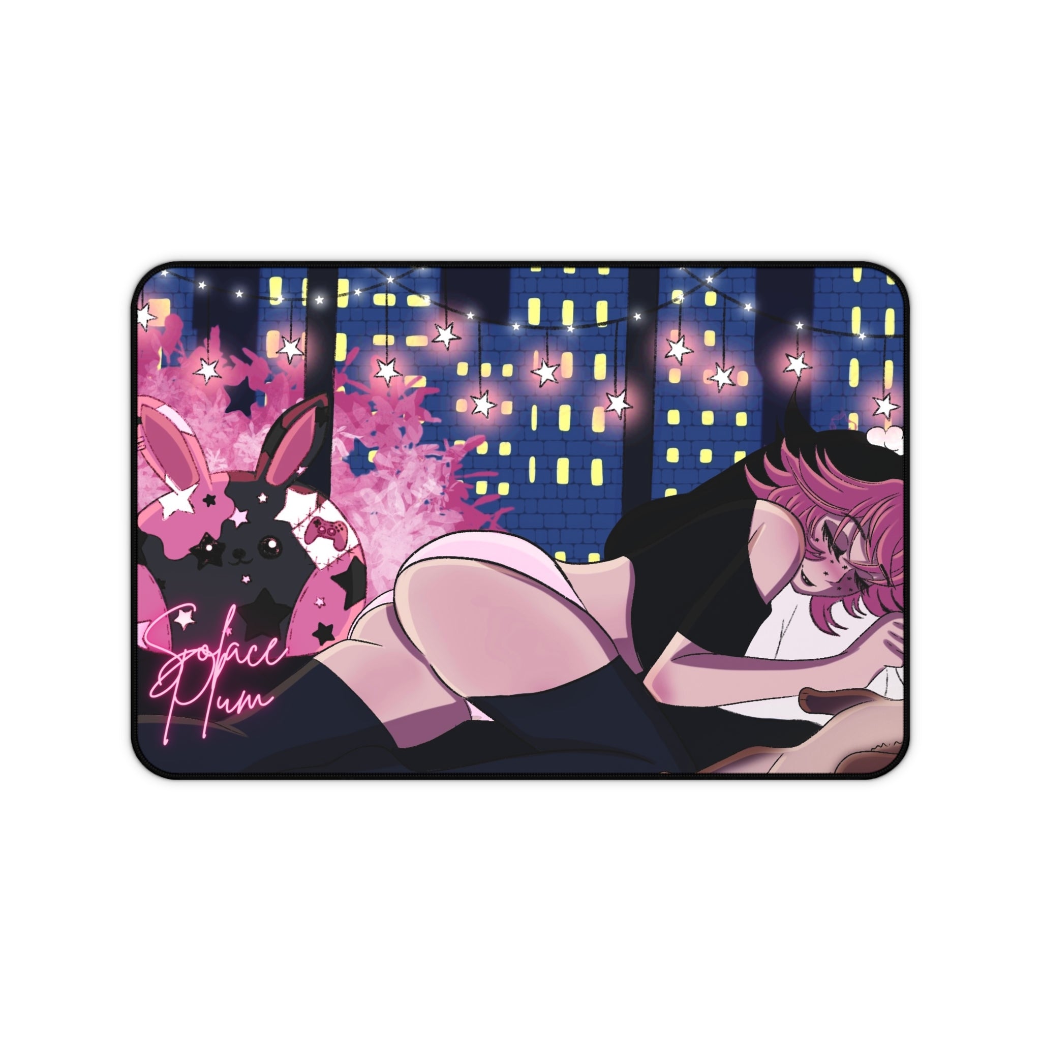 Solace Plum Sleeping Deskmat