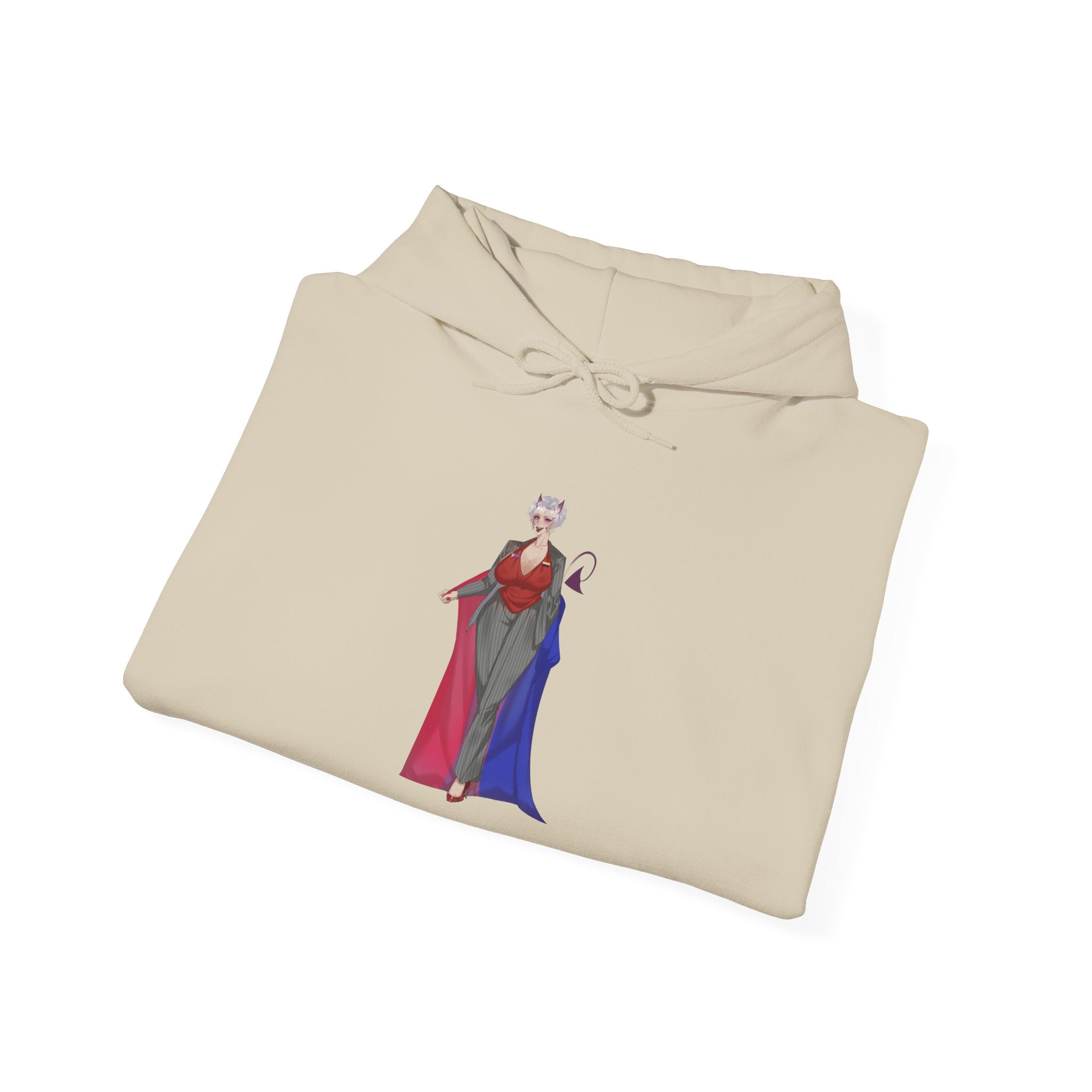 BasicallyVal "Red and Blue" Hoodie