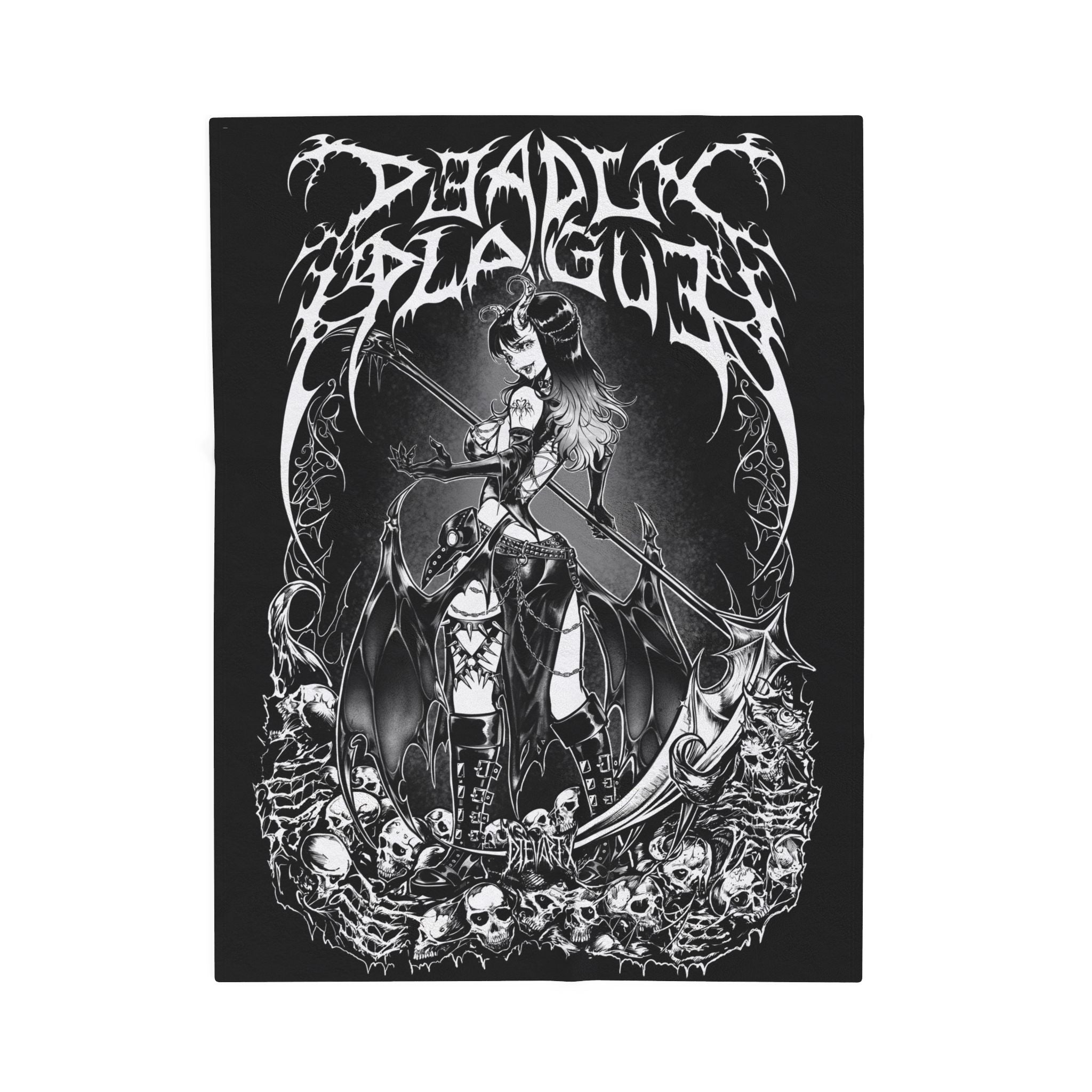 Deadly_Plague "Reaper's Collection" Plush Blanket