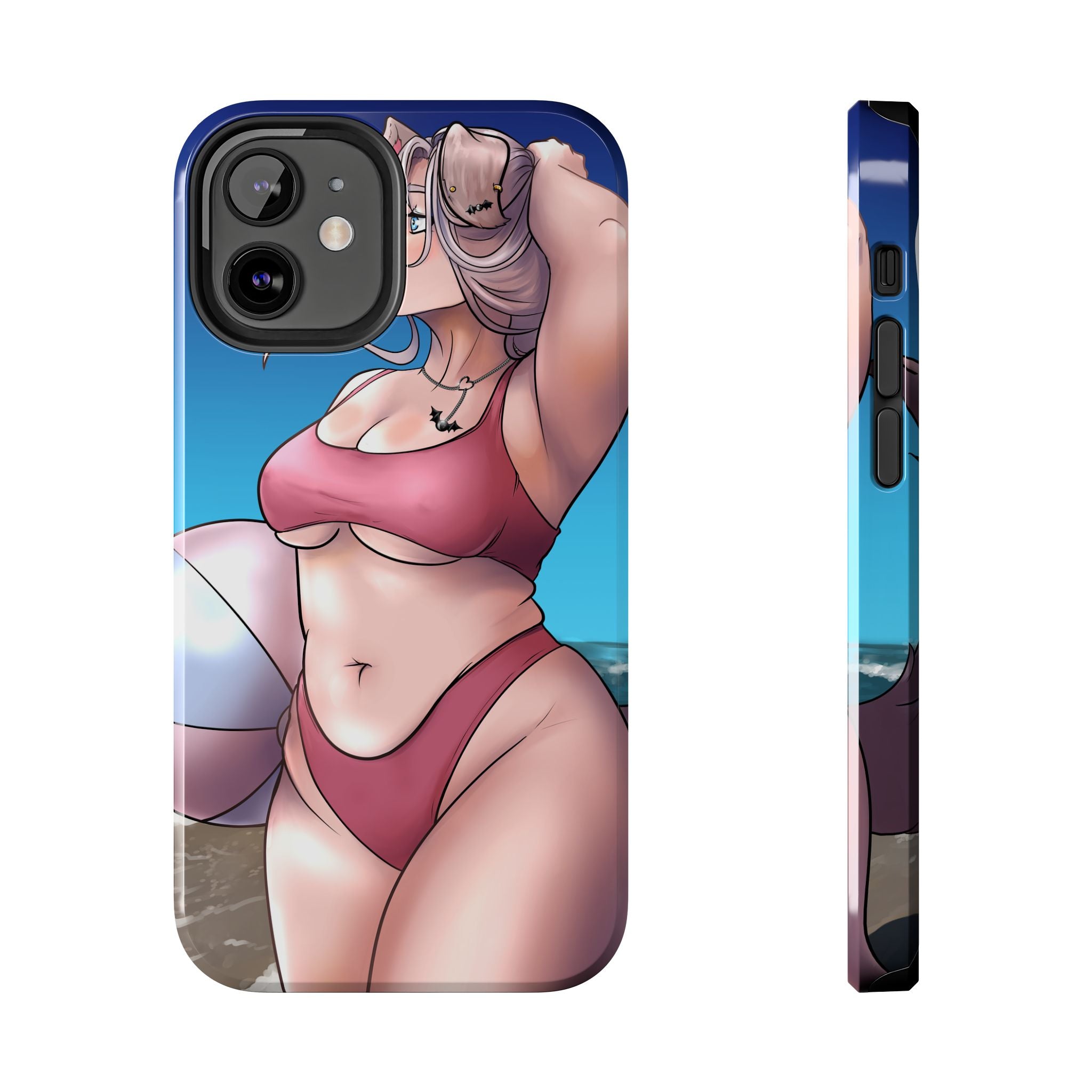 Luna Rainn "Beach Pup" Tough Phone Case