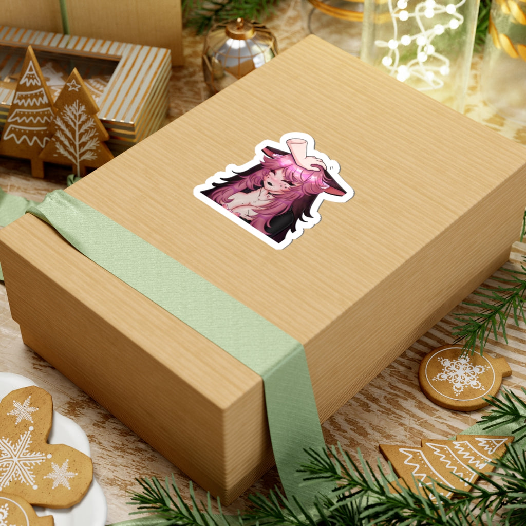 Solace Plum "Headpat" Sticker