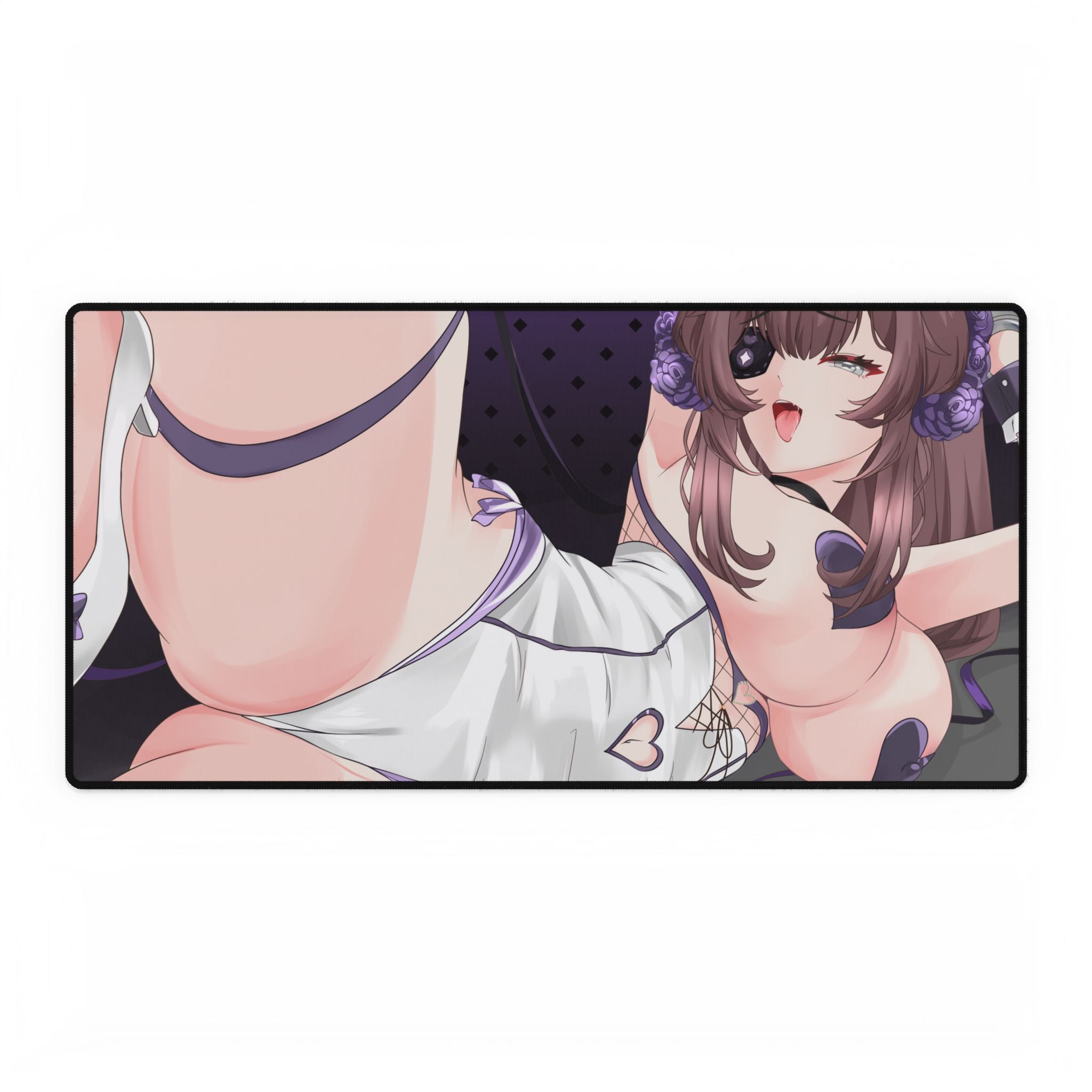 Canin Rose "Midnight Ribbons" Deskmat