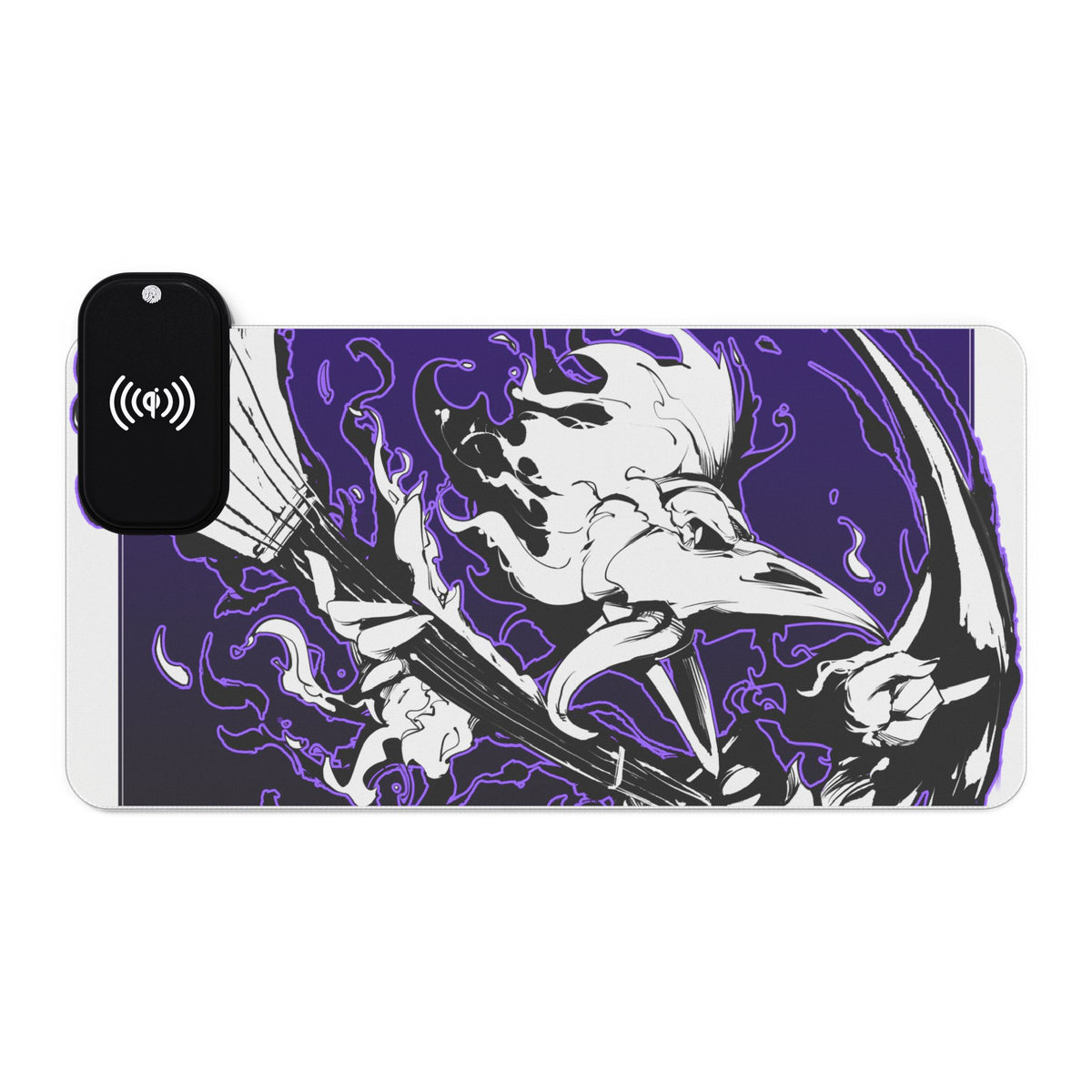 Nellohead "Skeletal Guitar" LED Large Deskmat w/ Wireless Charging