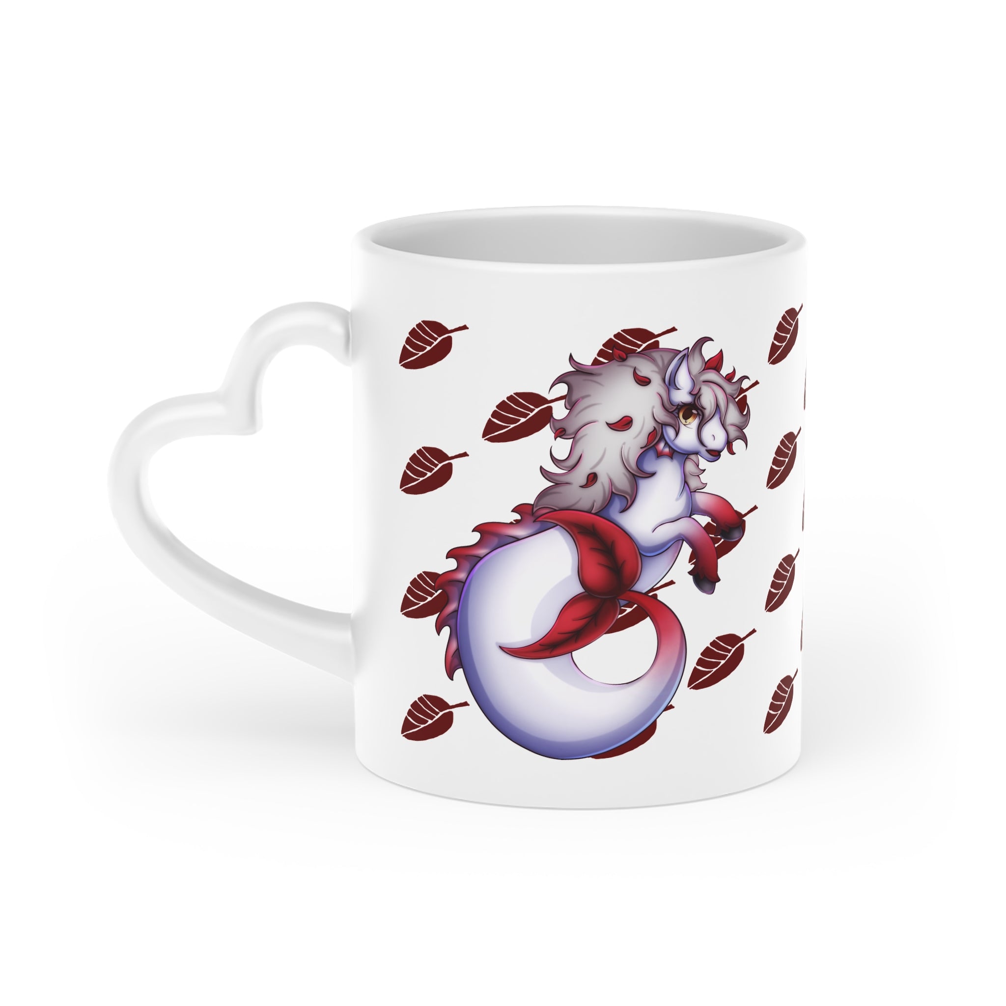 Connla Mascot Heart-Shaped Mug