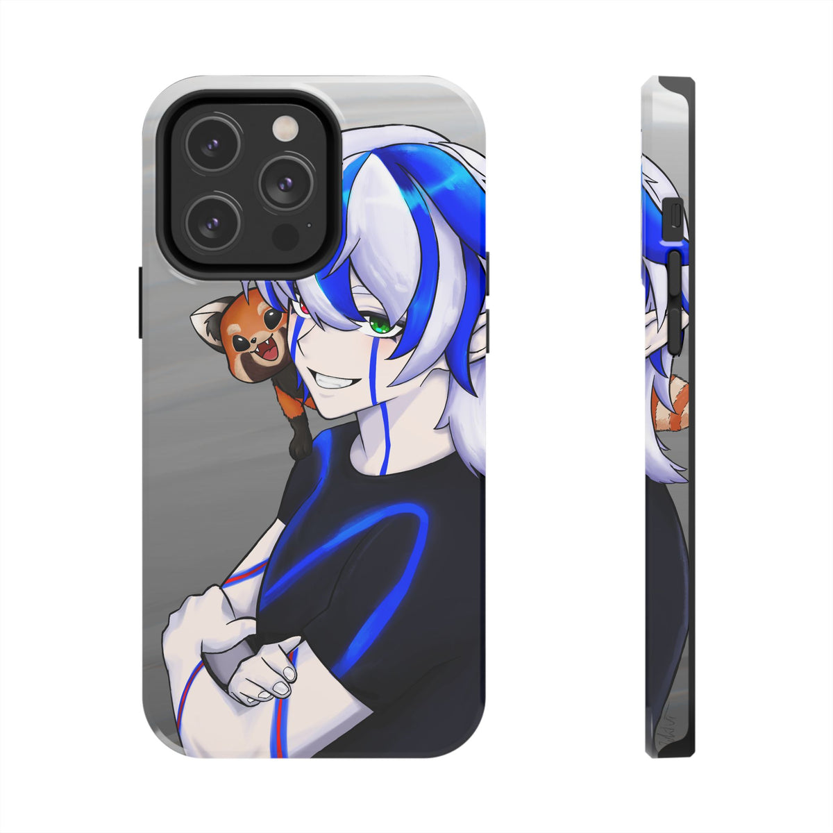 Ray Xash "Red Panda Companion" Phone Case