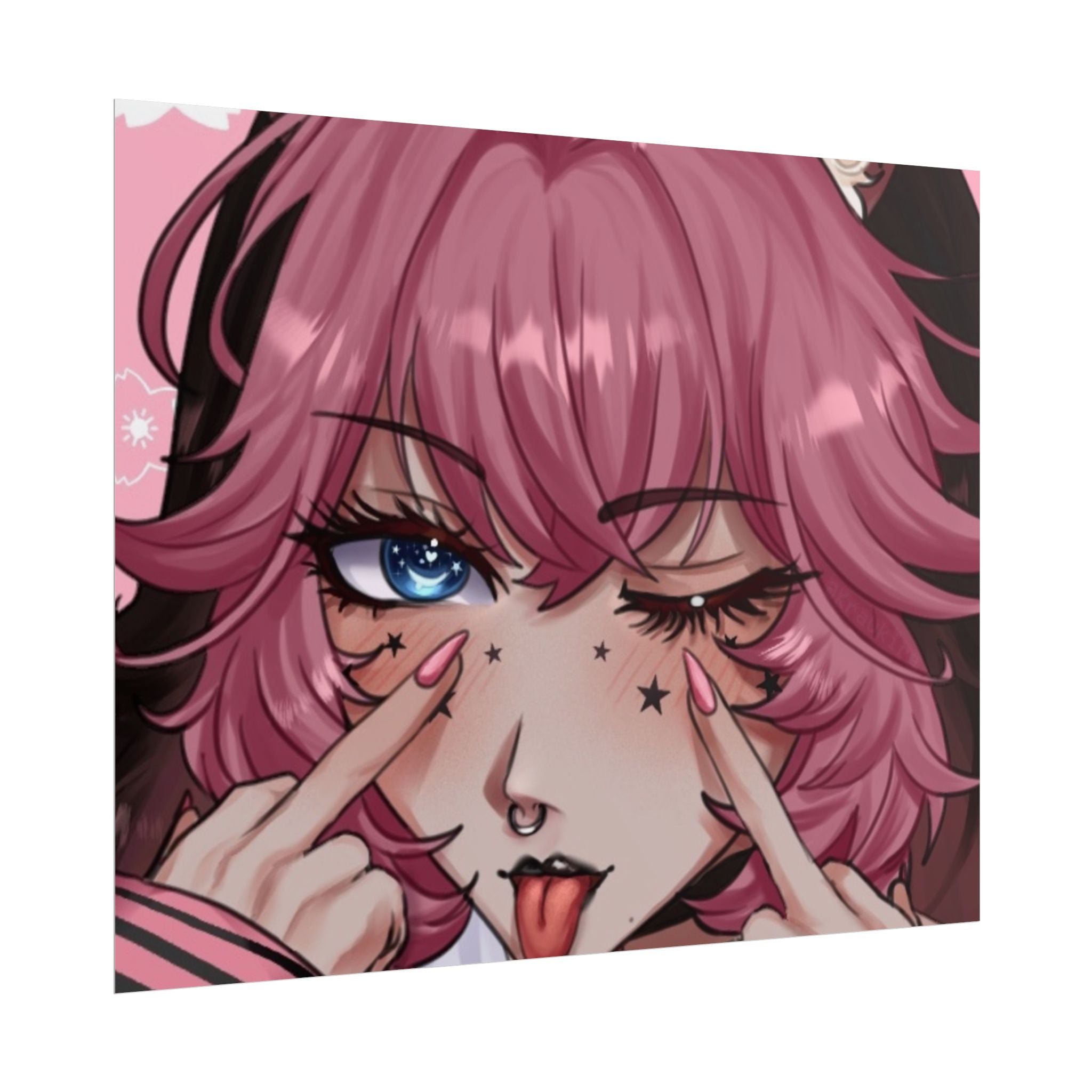 Solace Plum "Blep" Poster