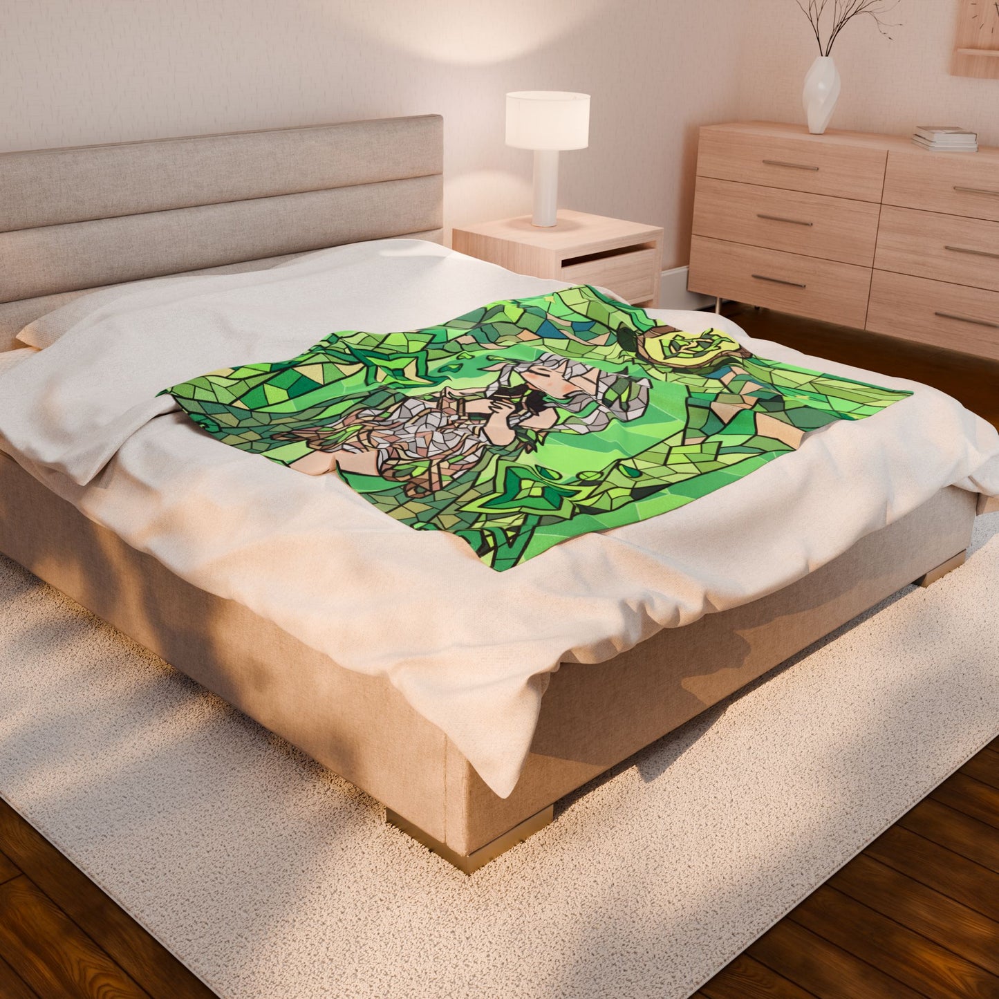 Nahida Plush Throw Blanket