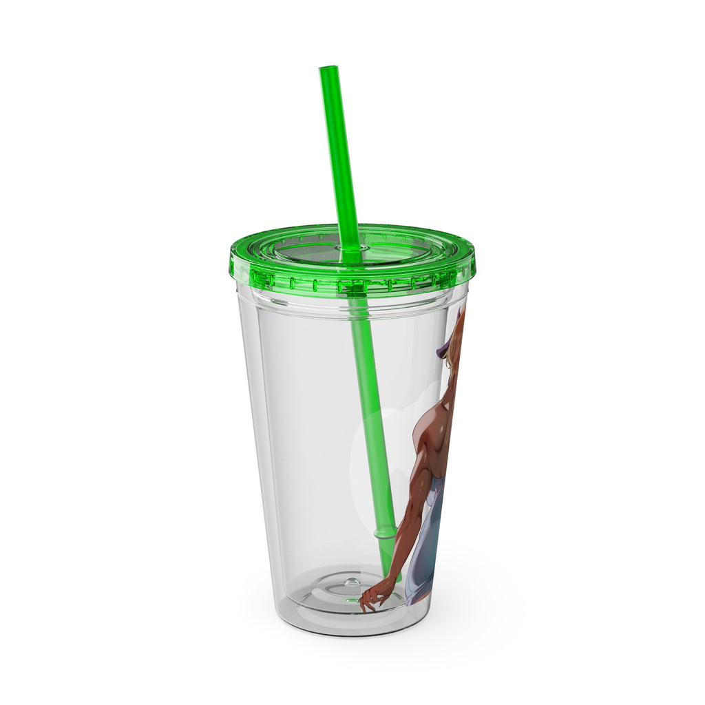 KeytheMoo "Talk to the Tail" Acrylic Tumbler