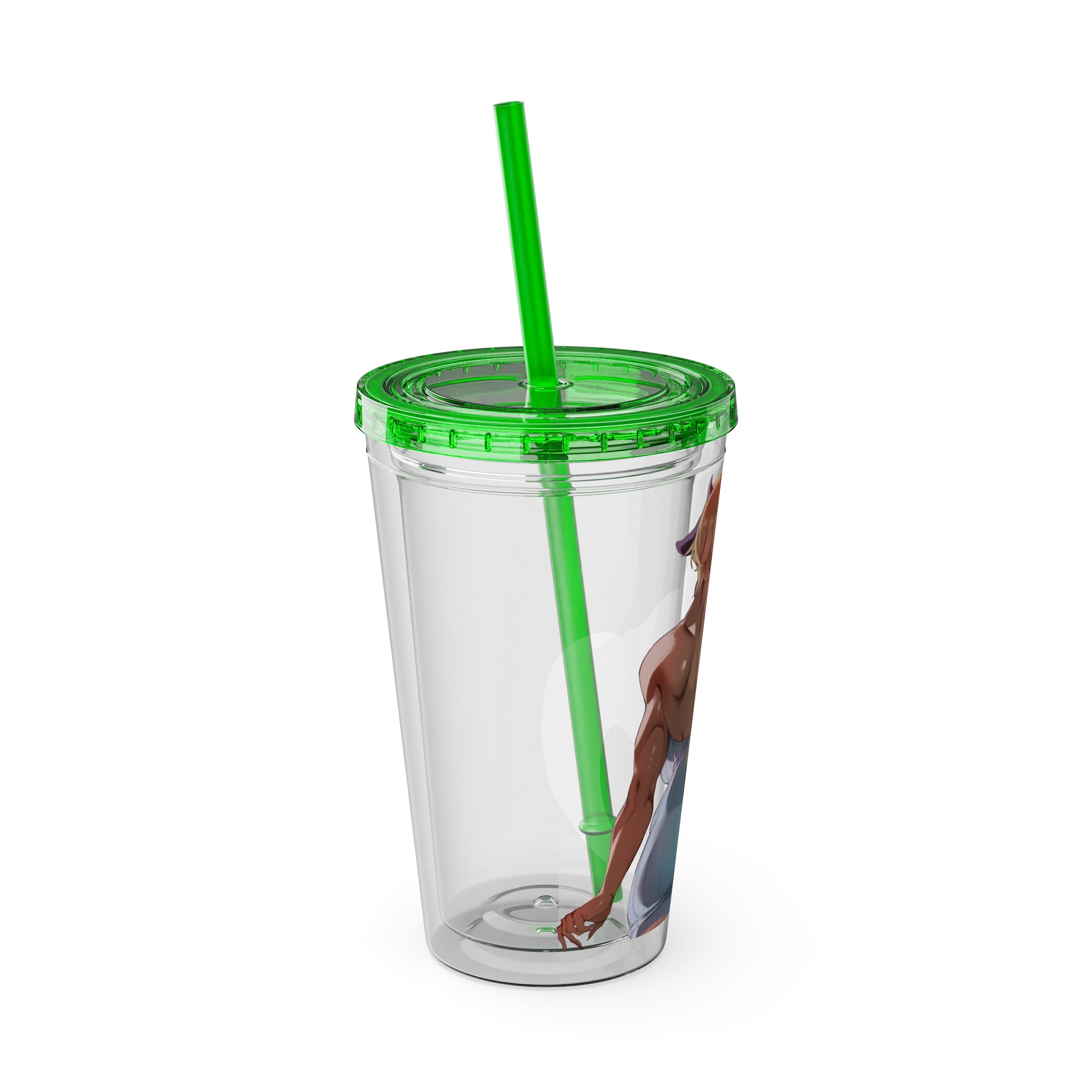 KeytheMoo "Talk to the Tail" Acrylic Tumbler