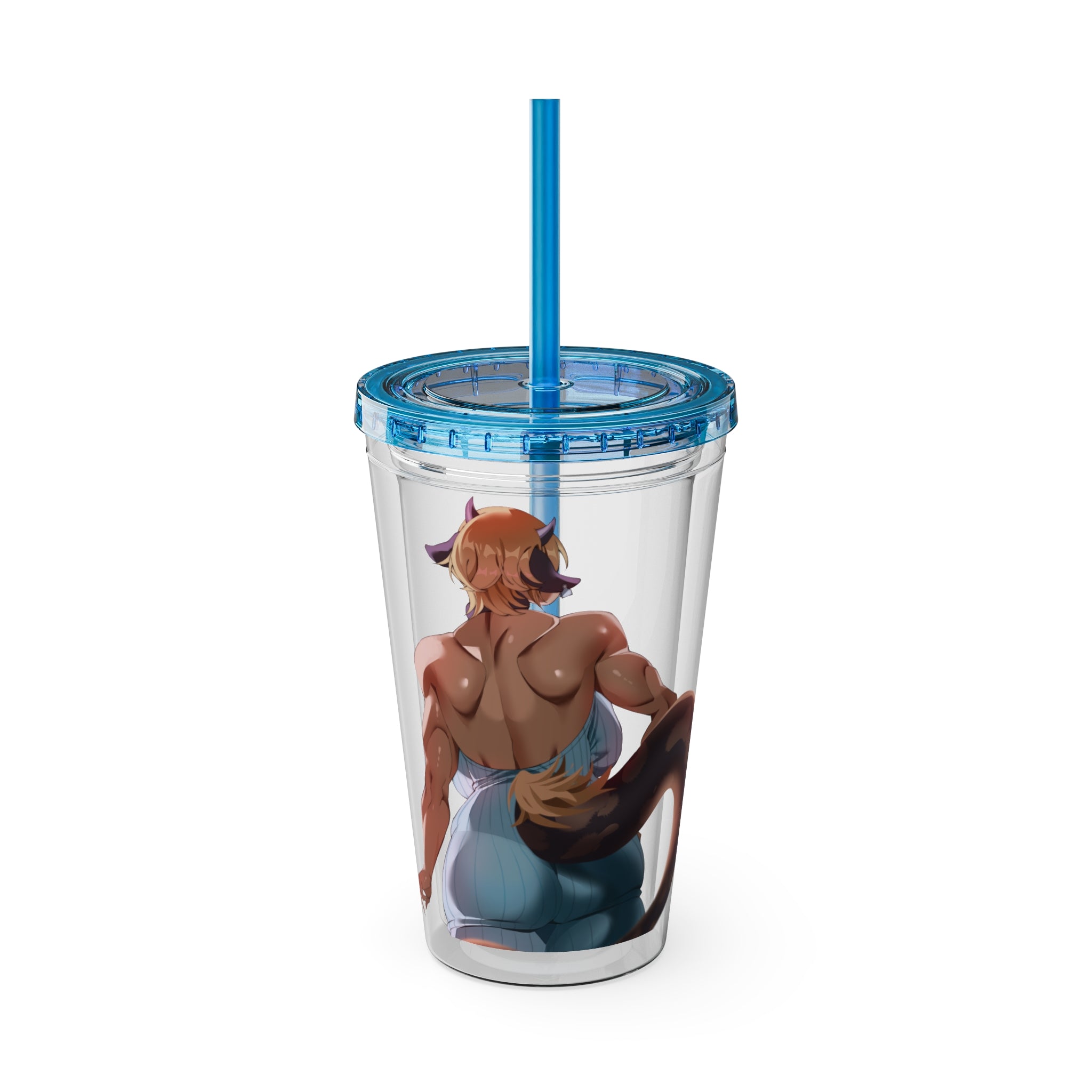 KeytheMoo "Talk to the Tail" Acrylic Tumbler
