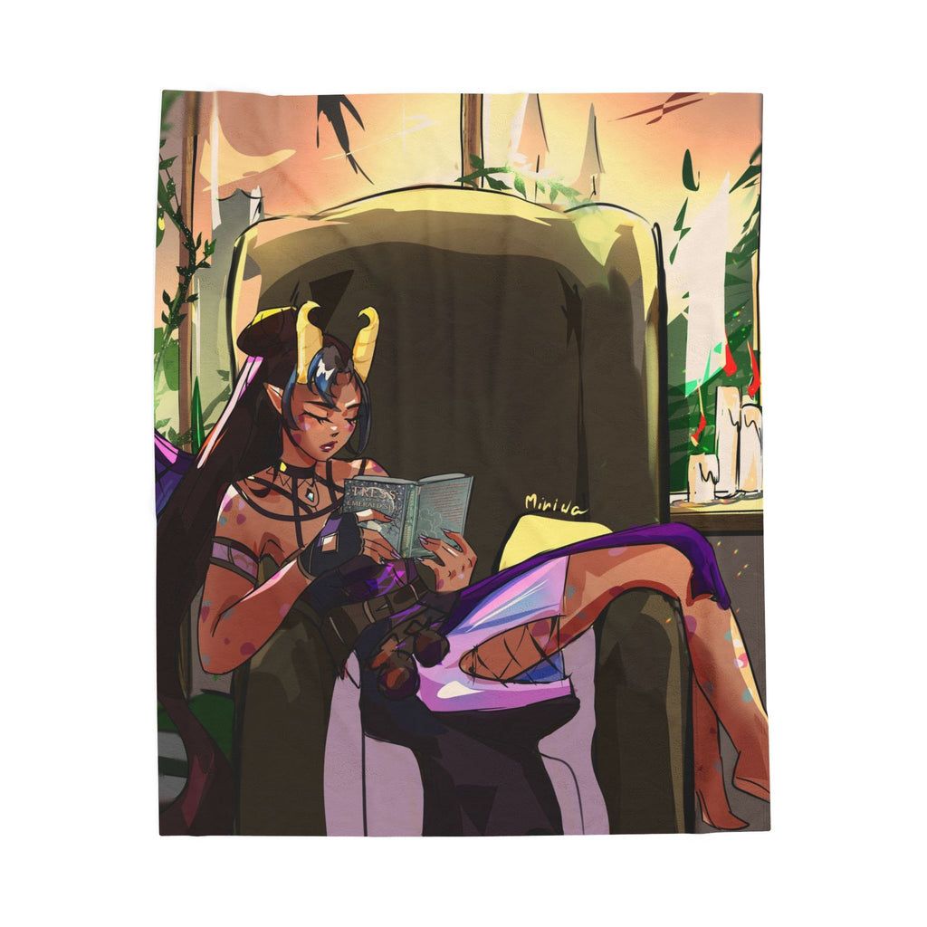 Snips "Reading" Plush Blanket