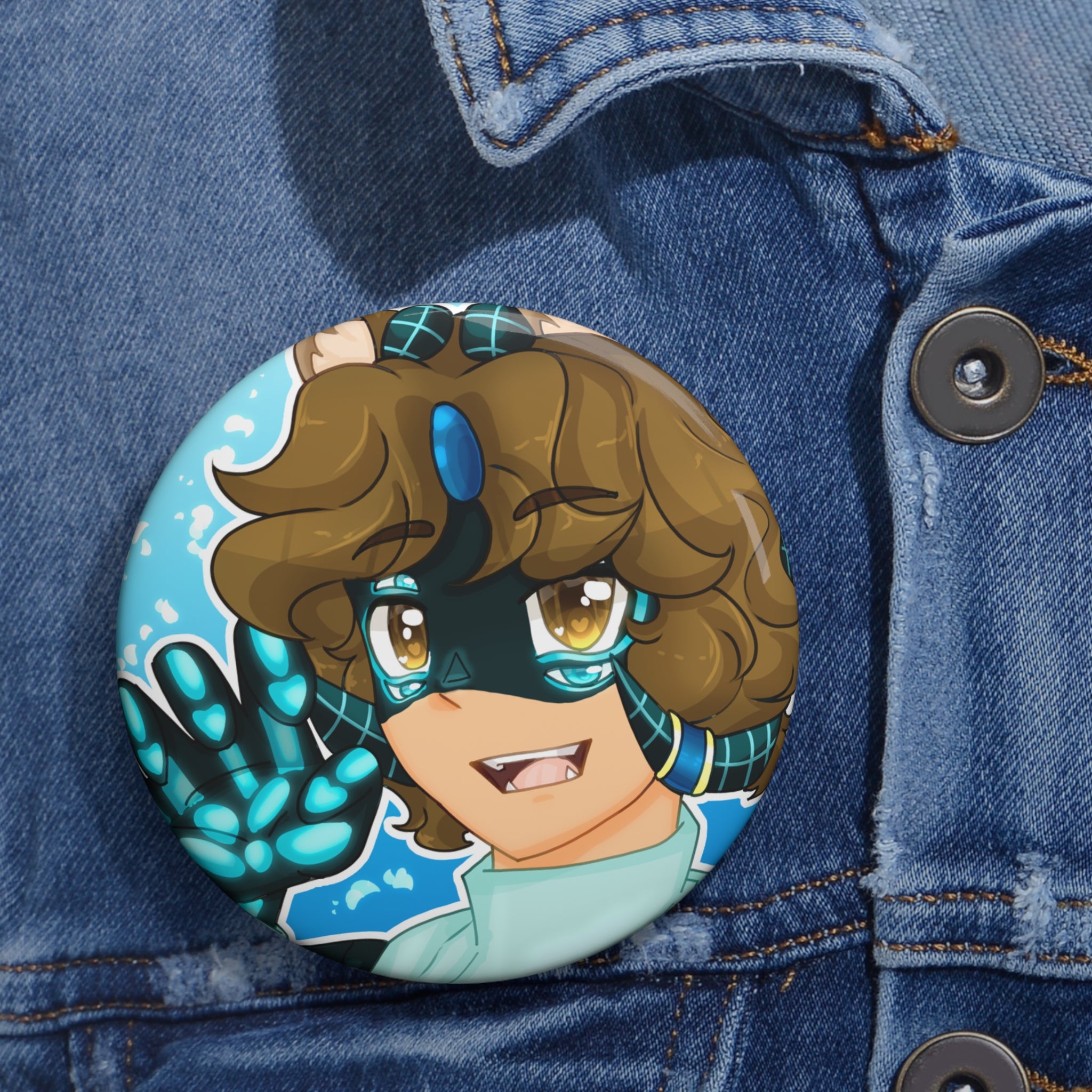 PercyEverett Button Pin